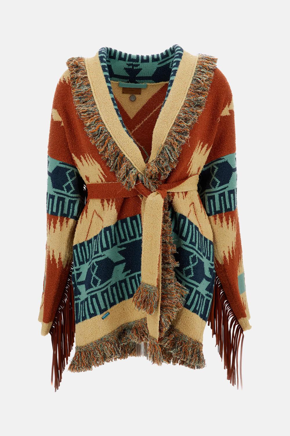 alanui golden dusk cardigan