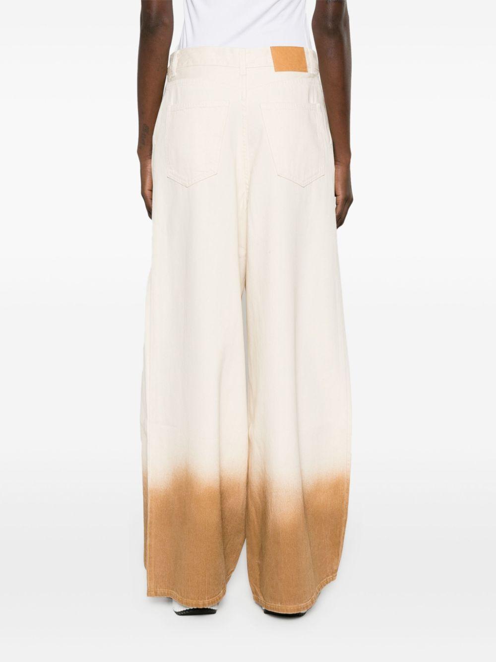 alanui jeans white outer: cotton lining - women