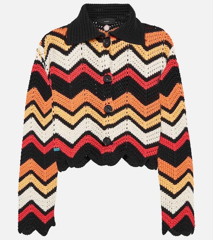 alanui kaleidoscopic chevron cotton