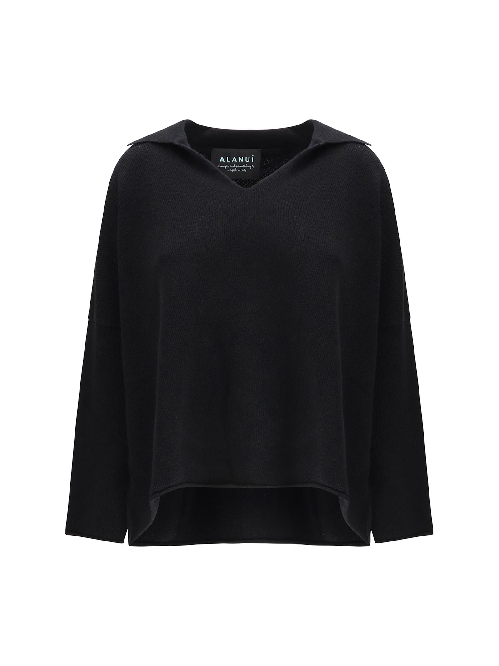 alanui sweater with polo collar