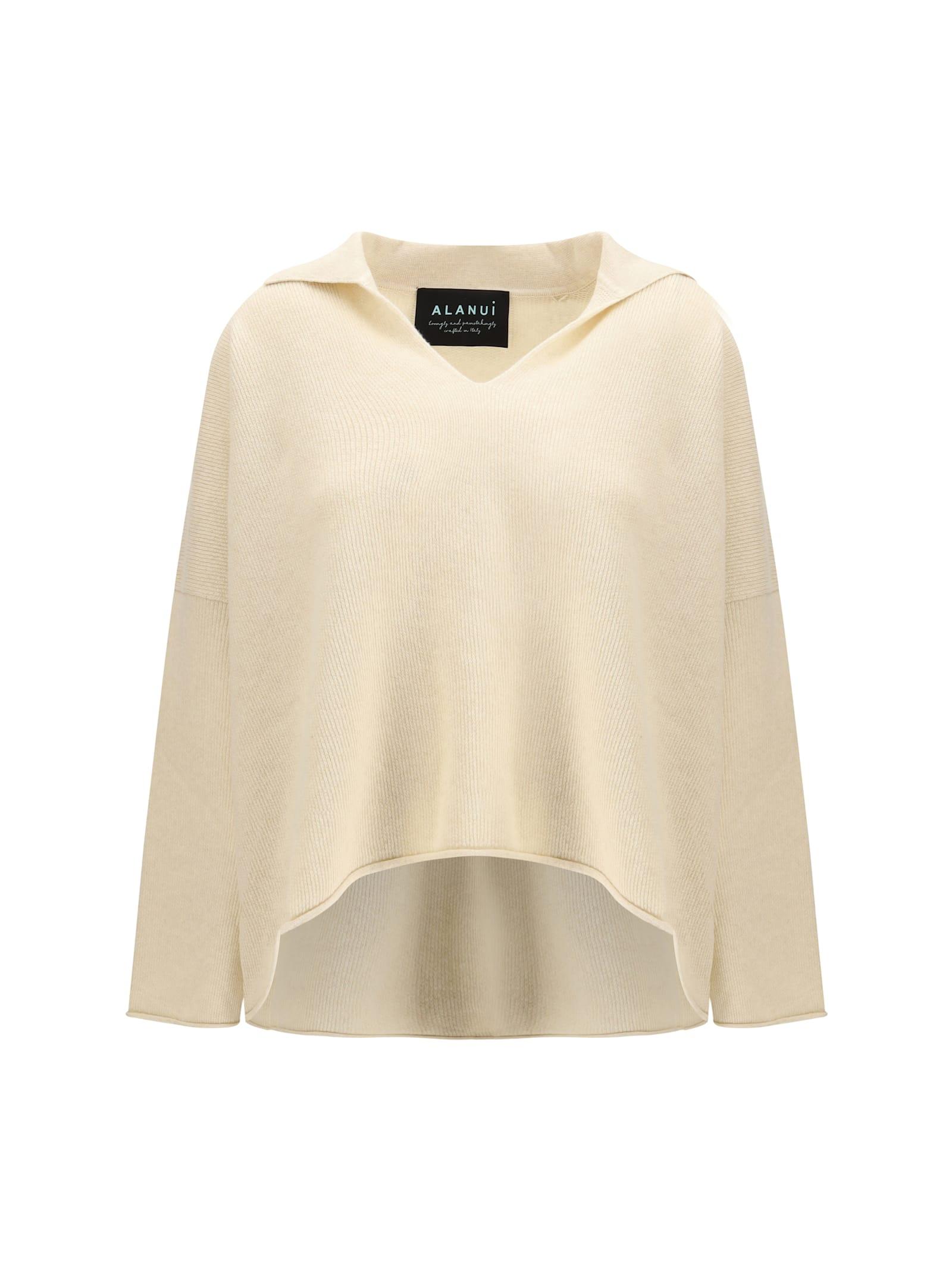 alanui sweater with polo collar