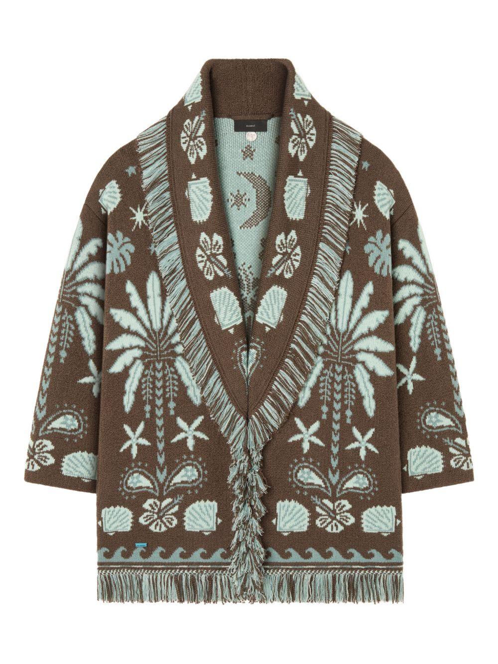 alanui sweaters brown virgin wool - women