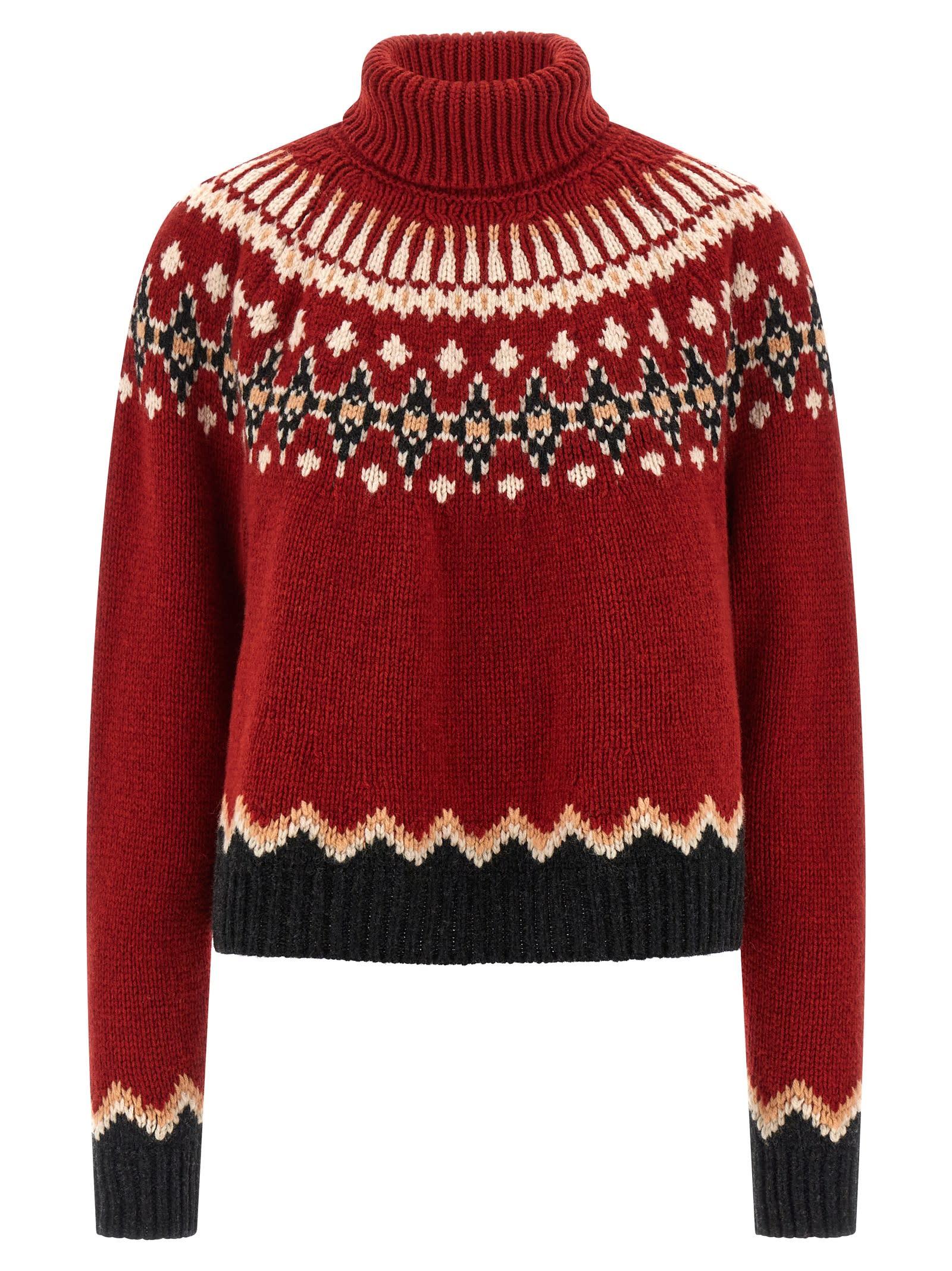 alanui sweet winter turtleneck sweater