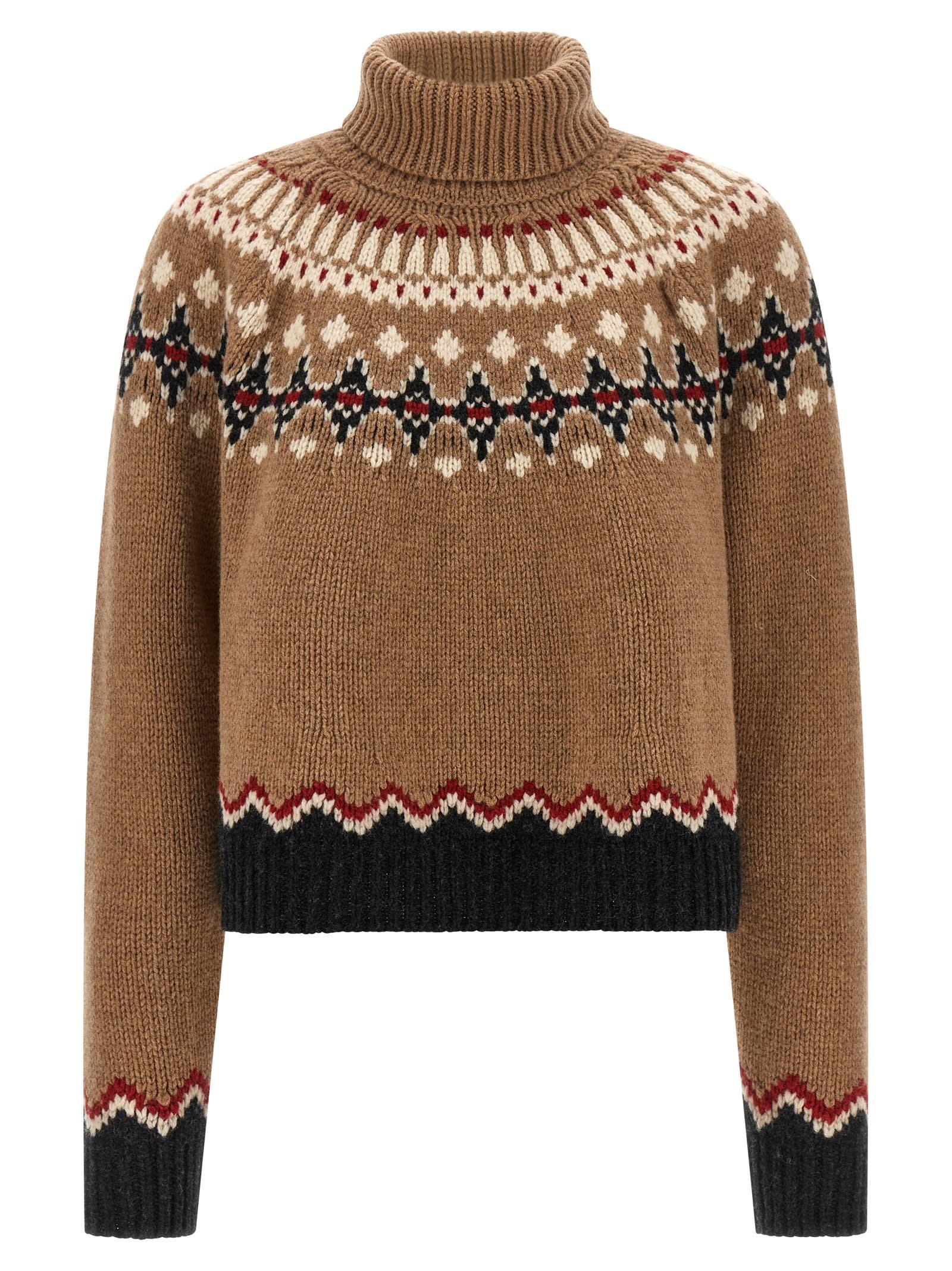 alanui sweet winter turtleneck sweater