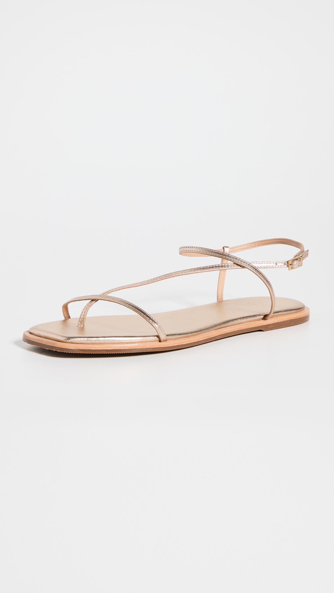alayta square toe naked sandals
