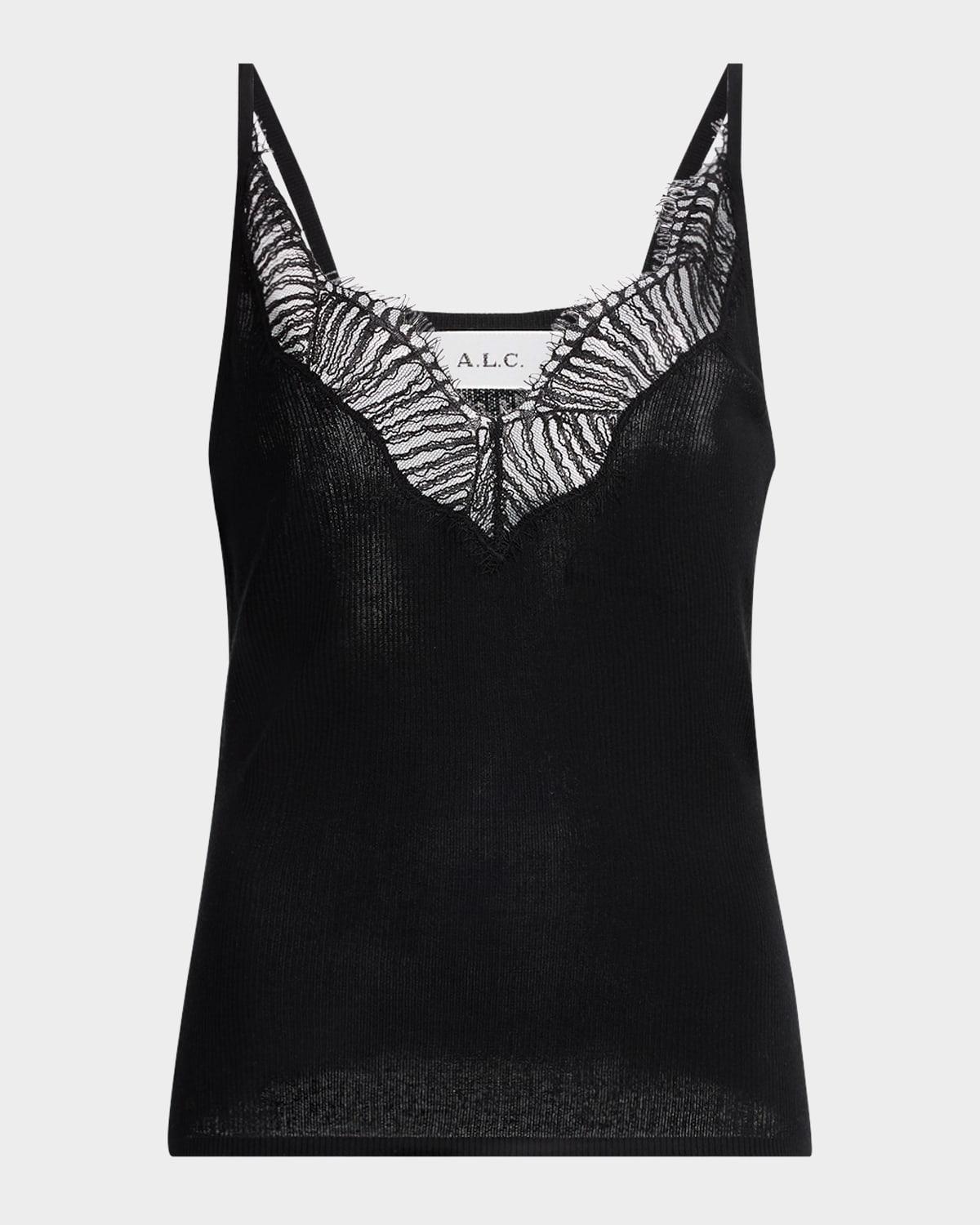 alba lace cami top