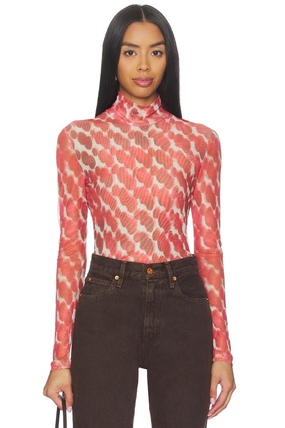 alba long sleeve mesh top