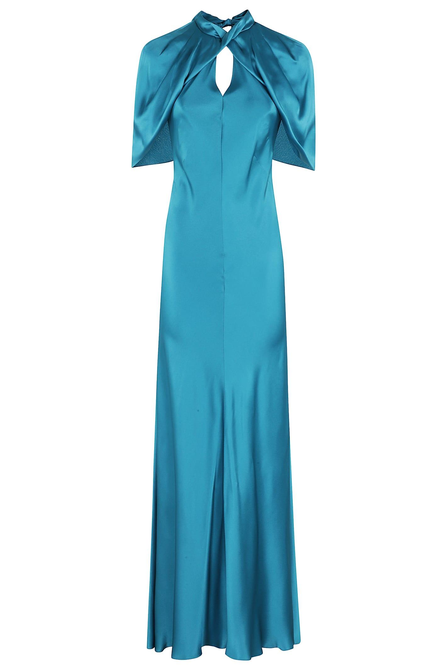 alberta ferretti abito satin