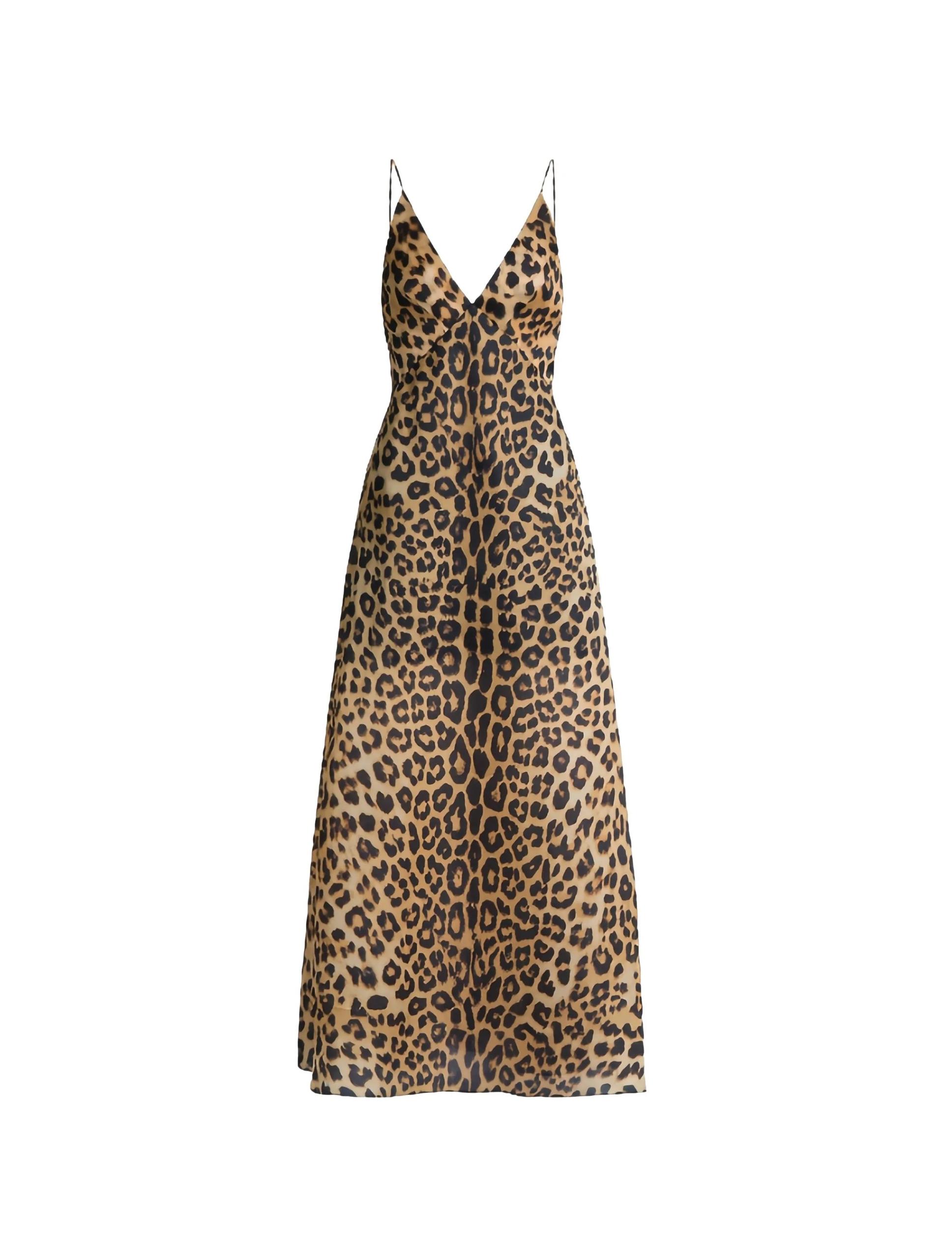 alberta ferretti abito tripla organza brown - women