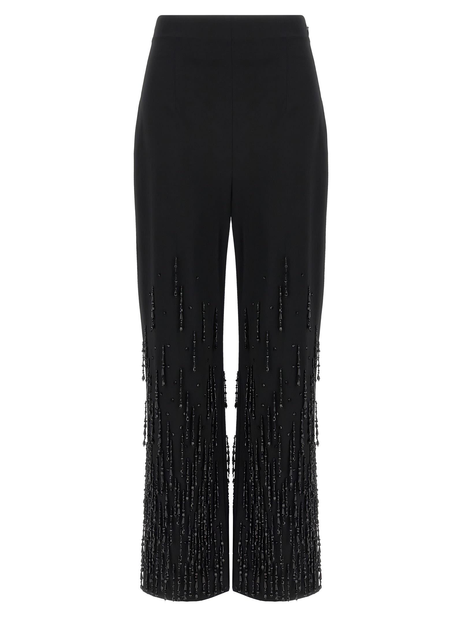 alberta ferretti beaded pants