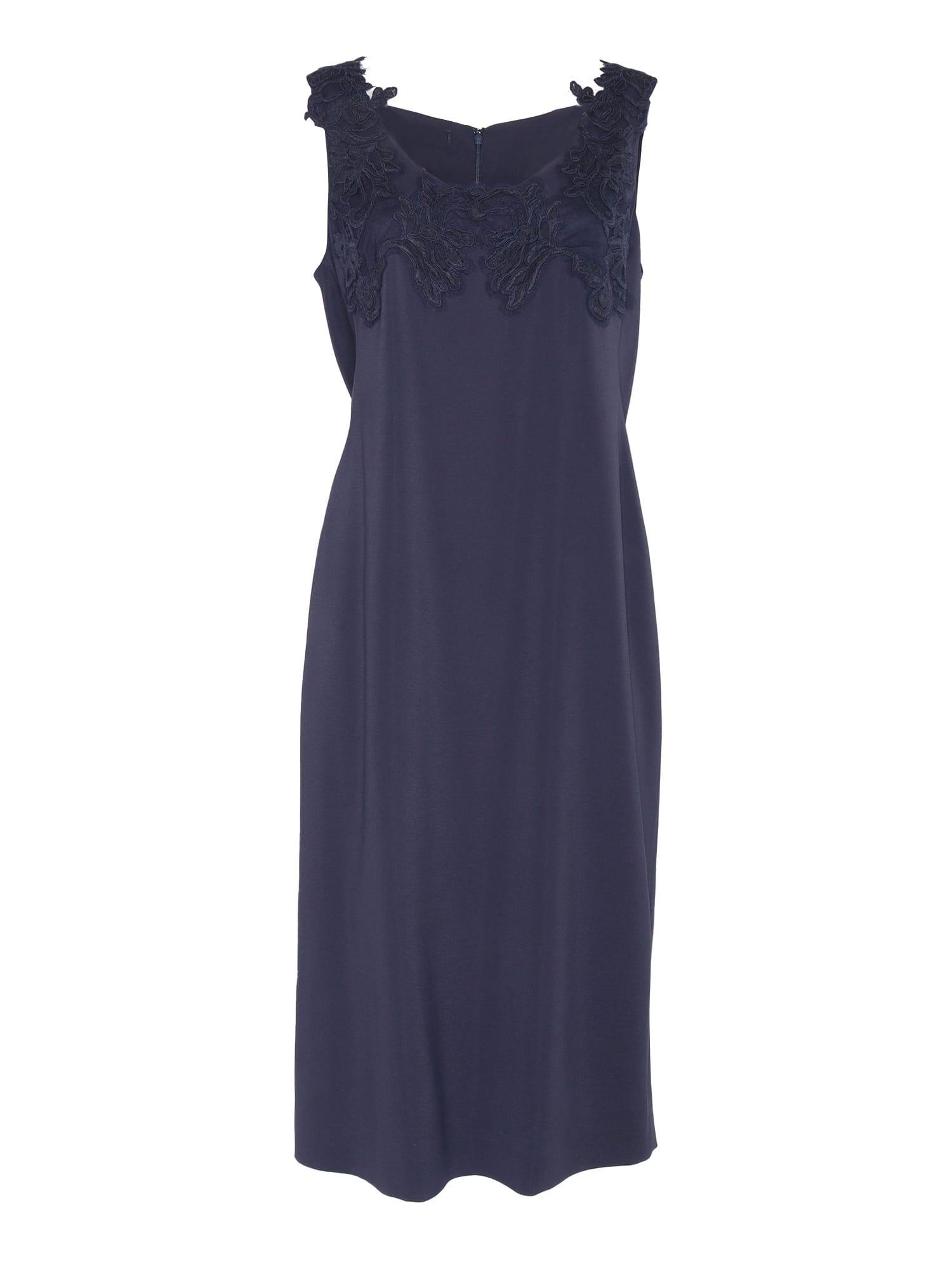 alberta ferretti blue dress