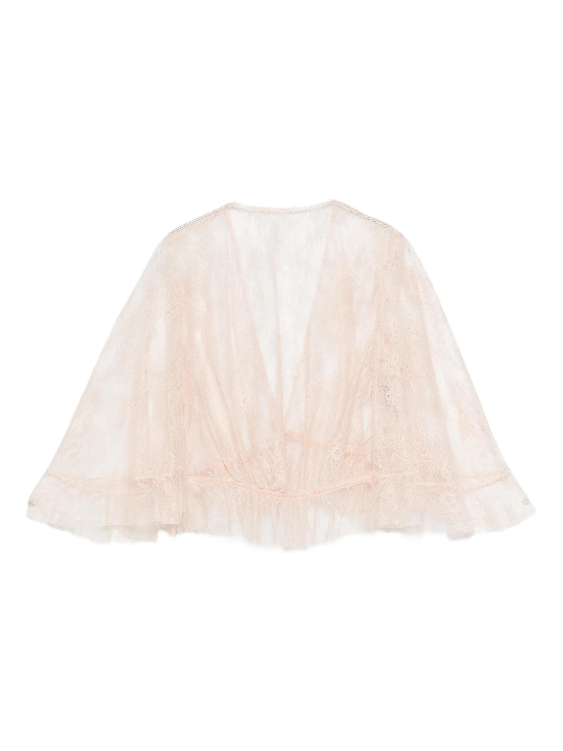 alberta ferretti camicia nude & neutrals top - women