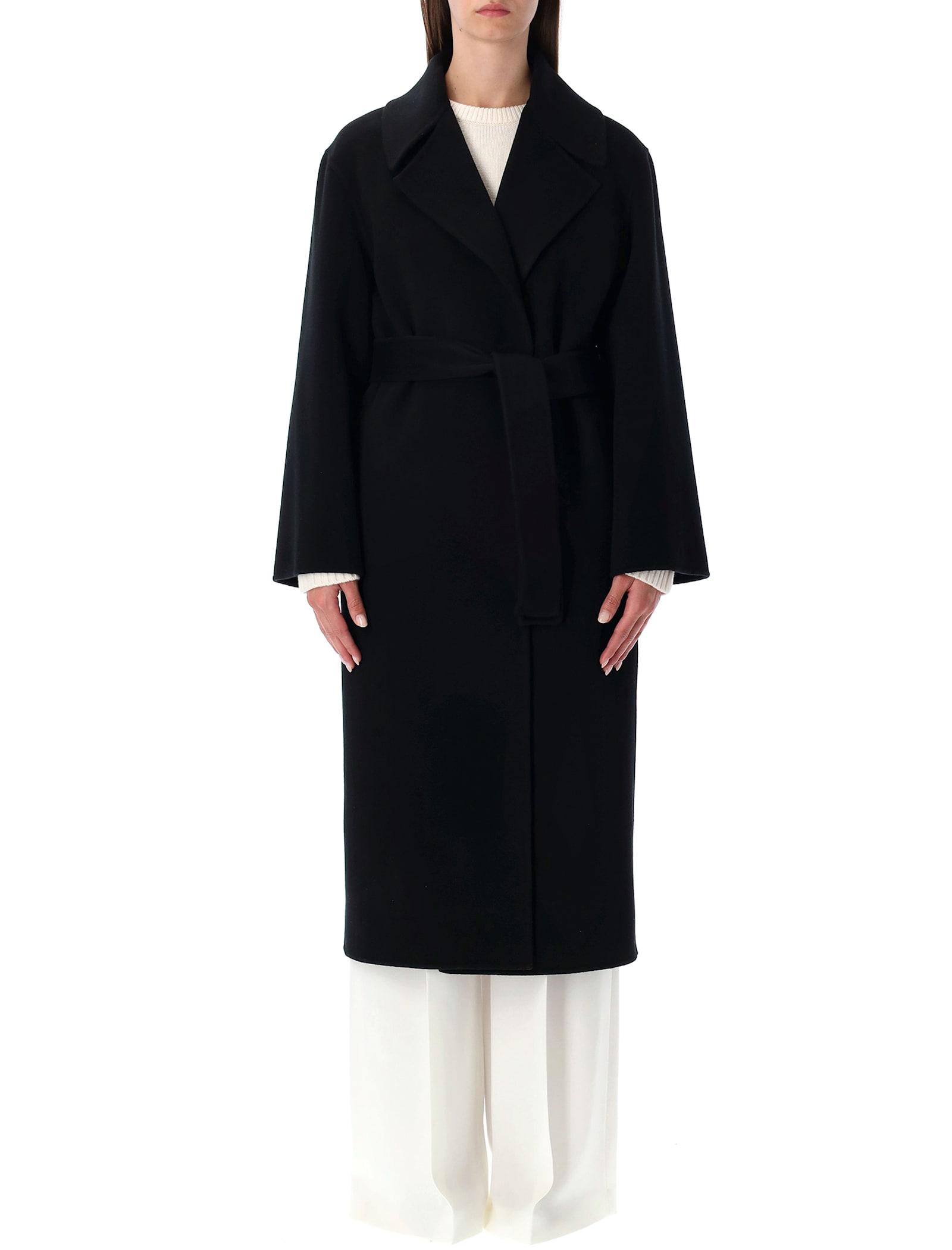 alberta ferretti coat in double-face wool