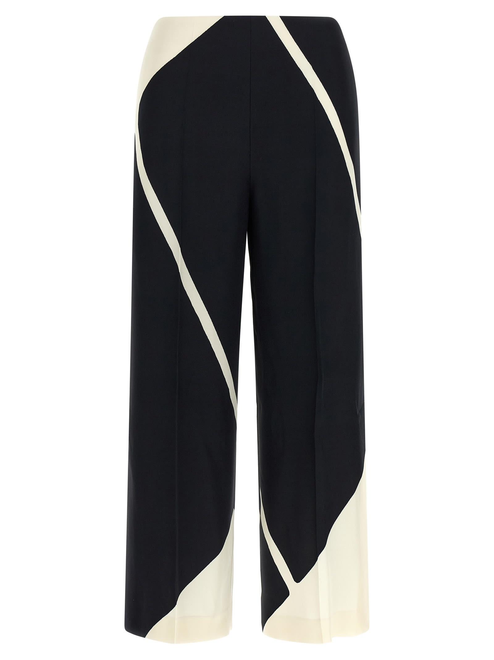 alberta ferretti cropped pants