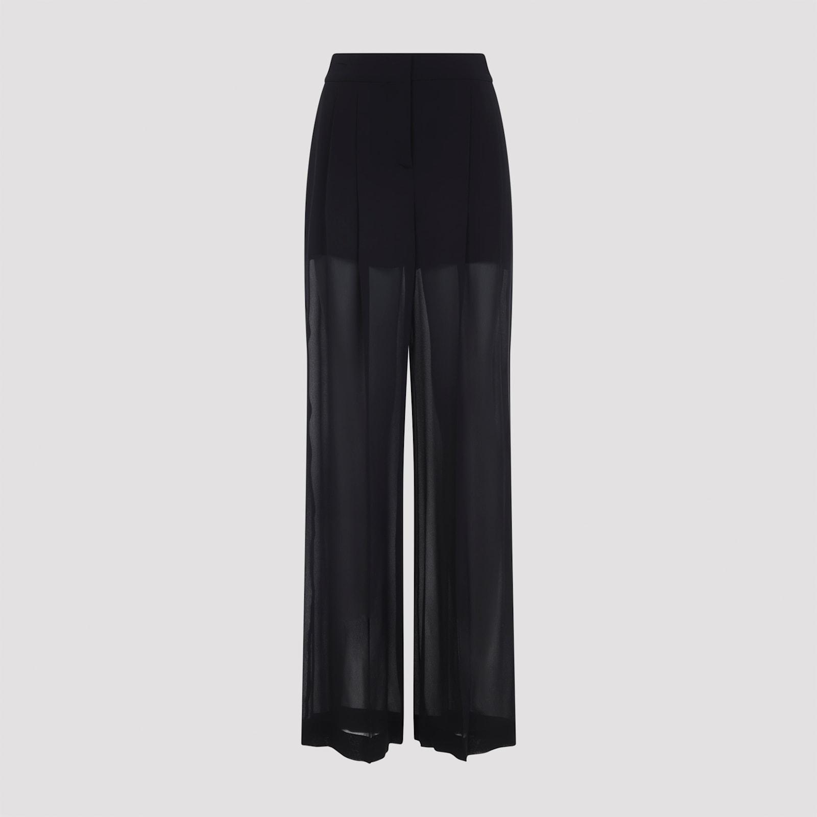alberta ferretti georgette pants