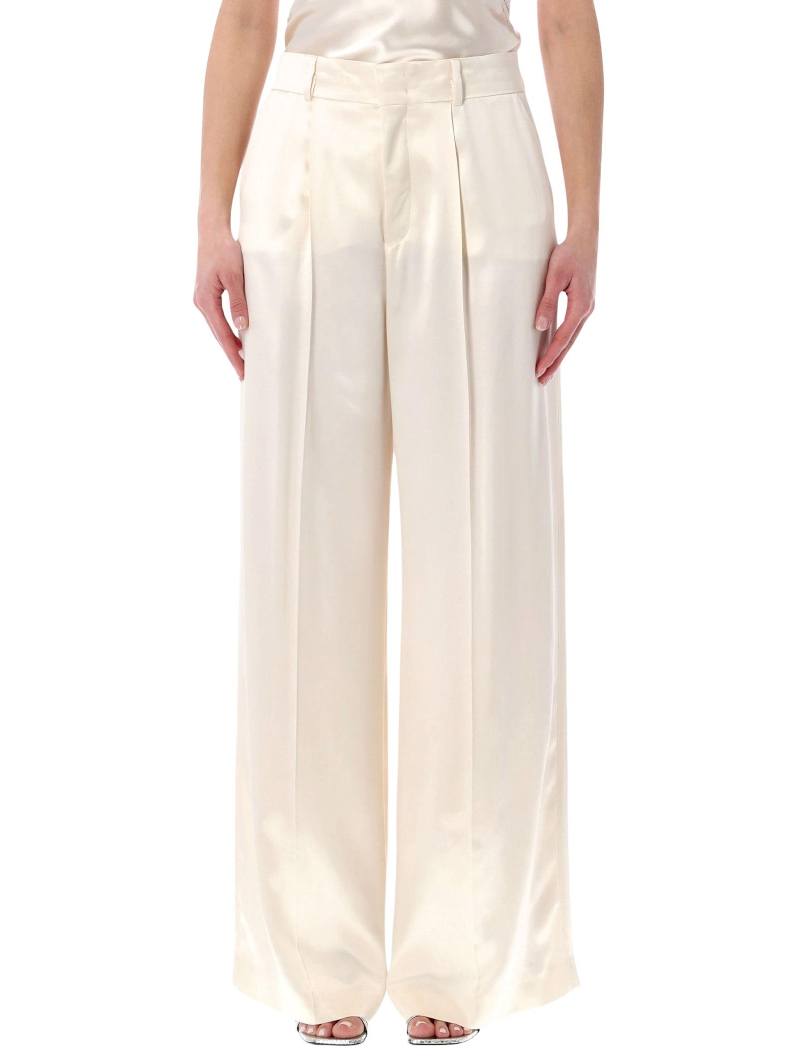 alberta ferretti high-waist satin wide-leg trousers