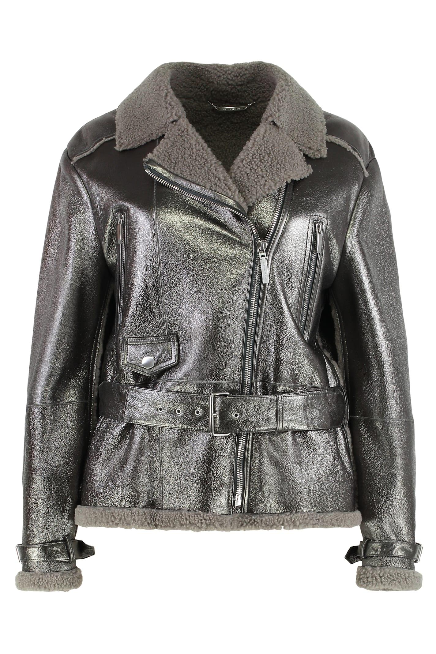 alberta ferretti jacket in sheepskin