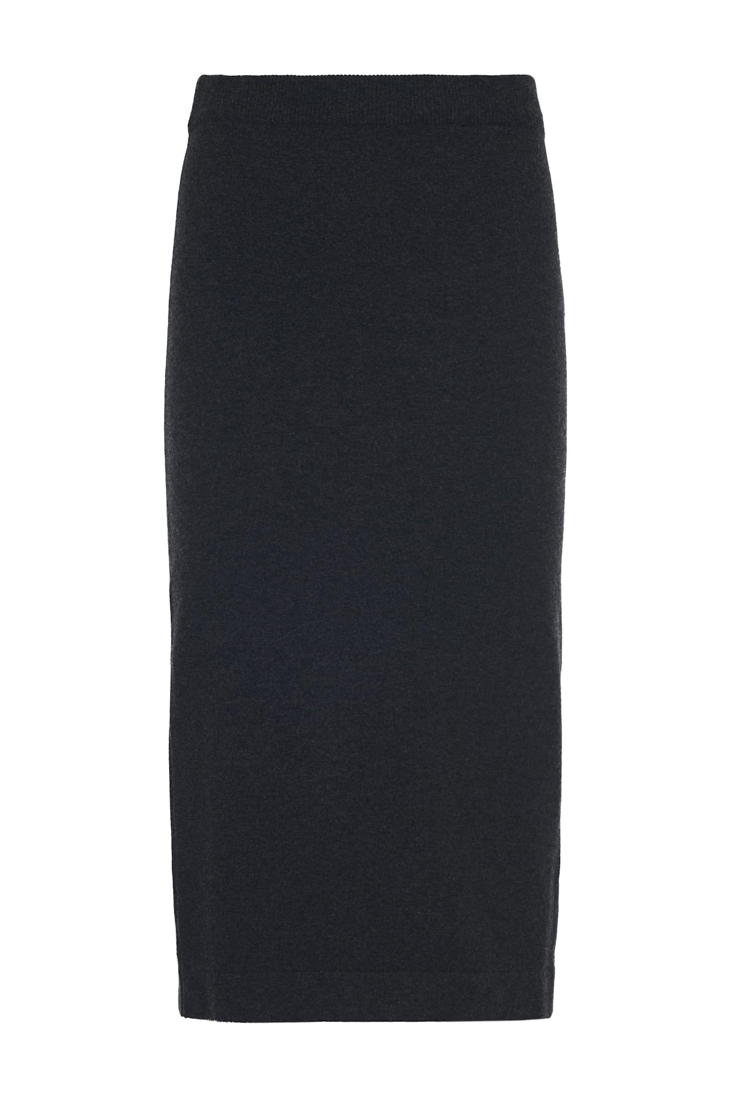 alberta ferretti knitted skirt