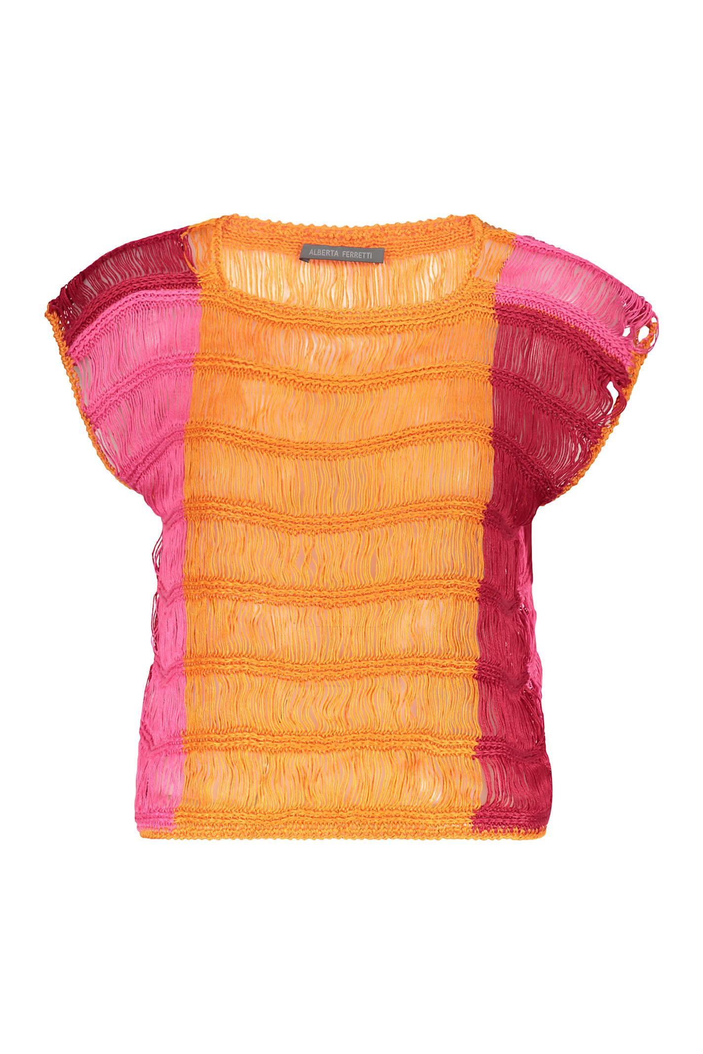alberta ferretti knitted top