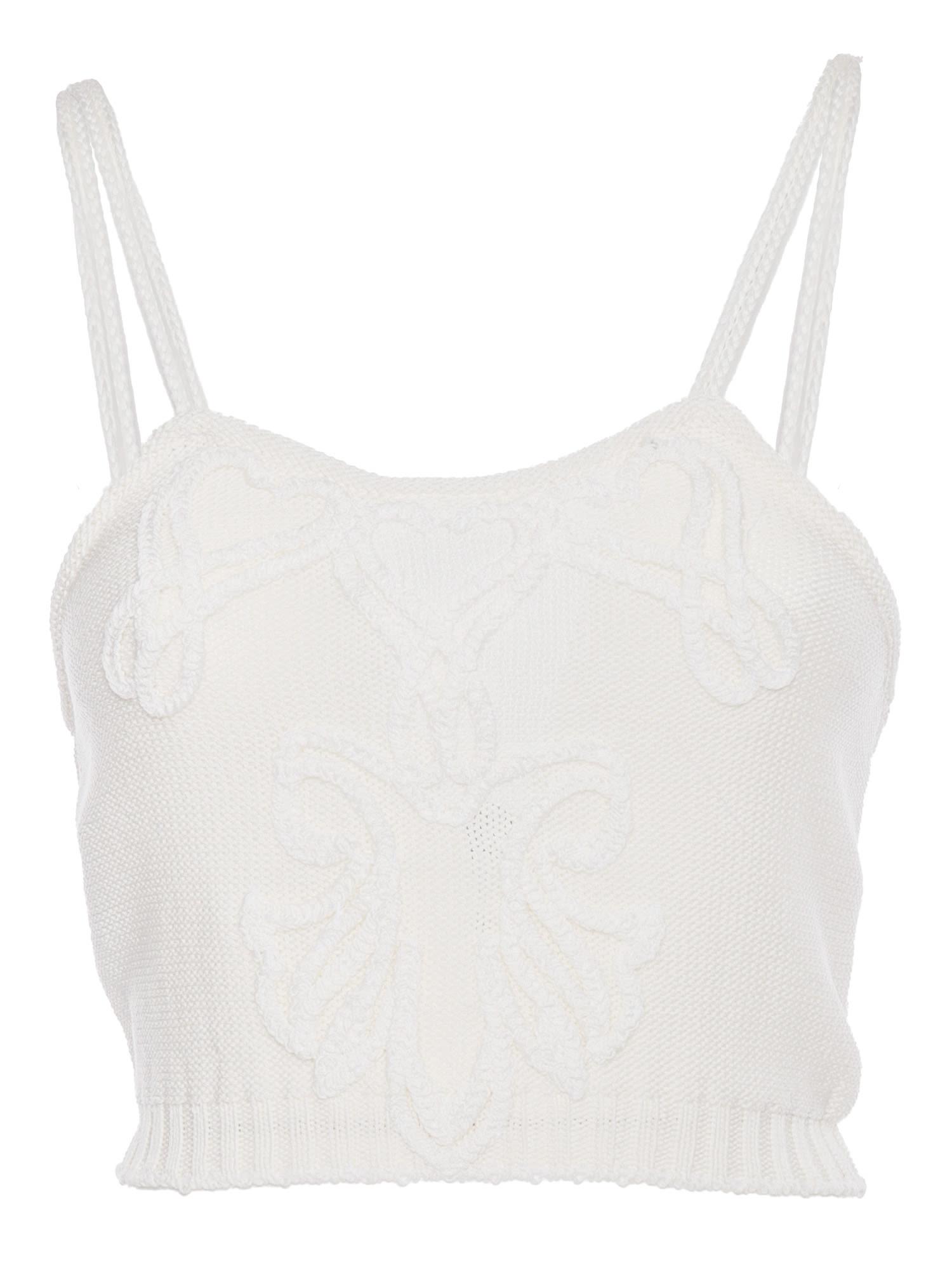 alberta ferretti knitted top