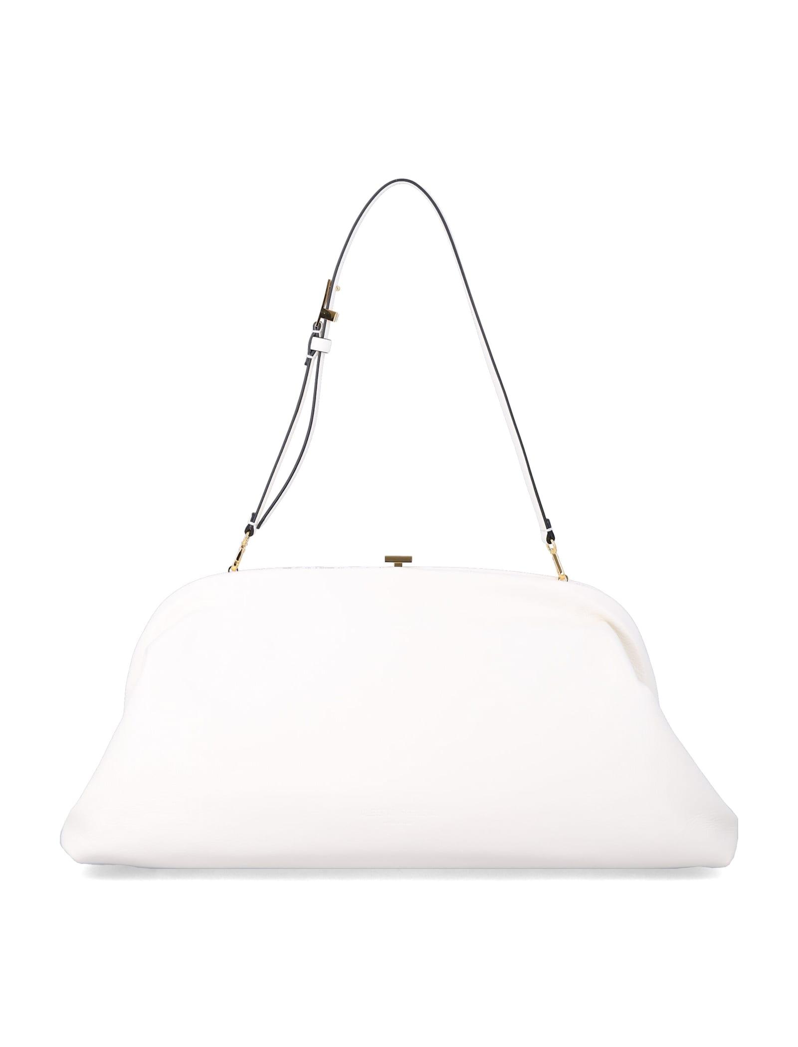 alberta ferretti leather shoulder bag