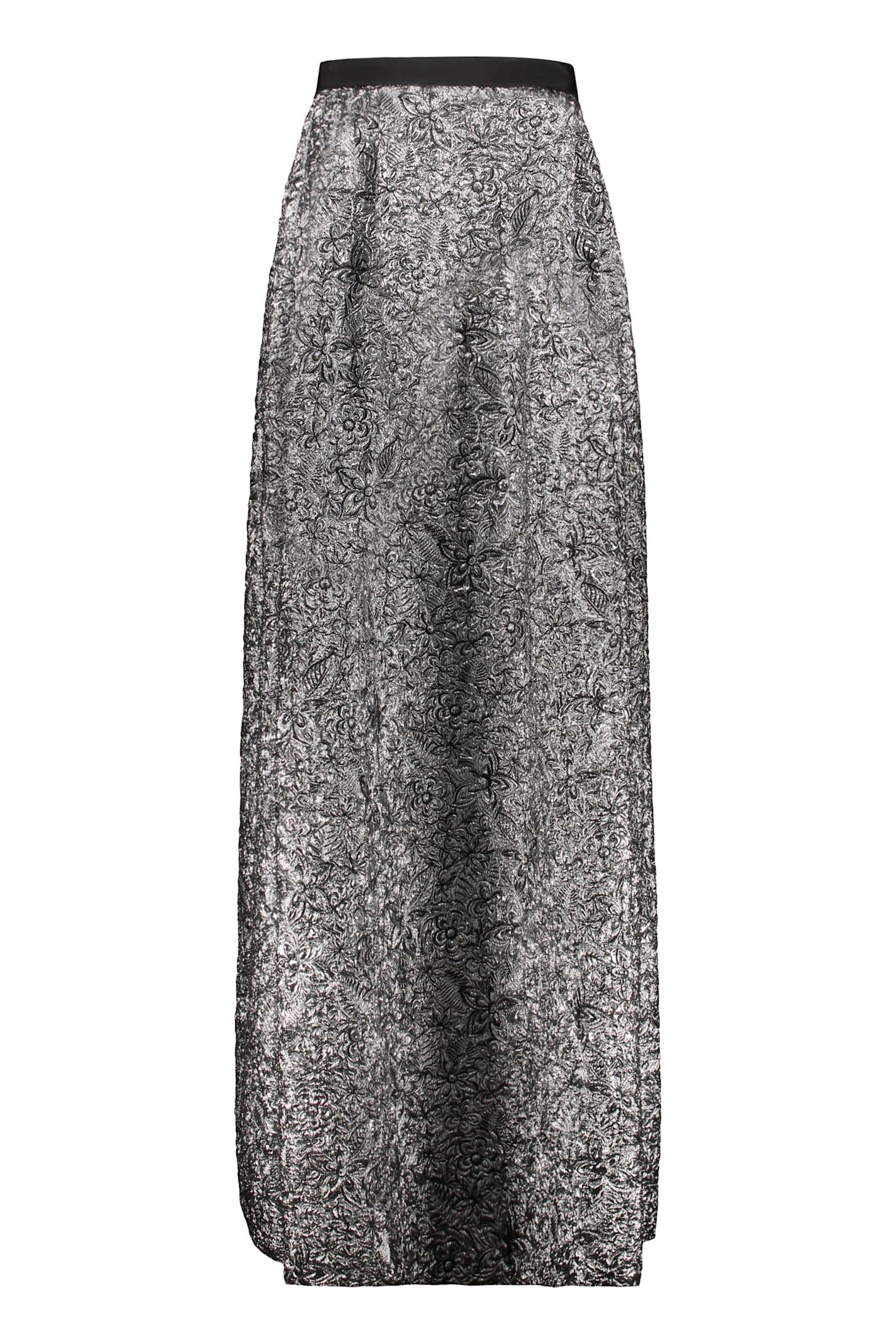 alberta ferretti long skirt