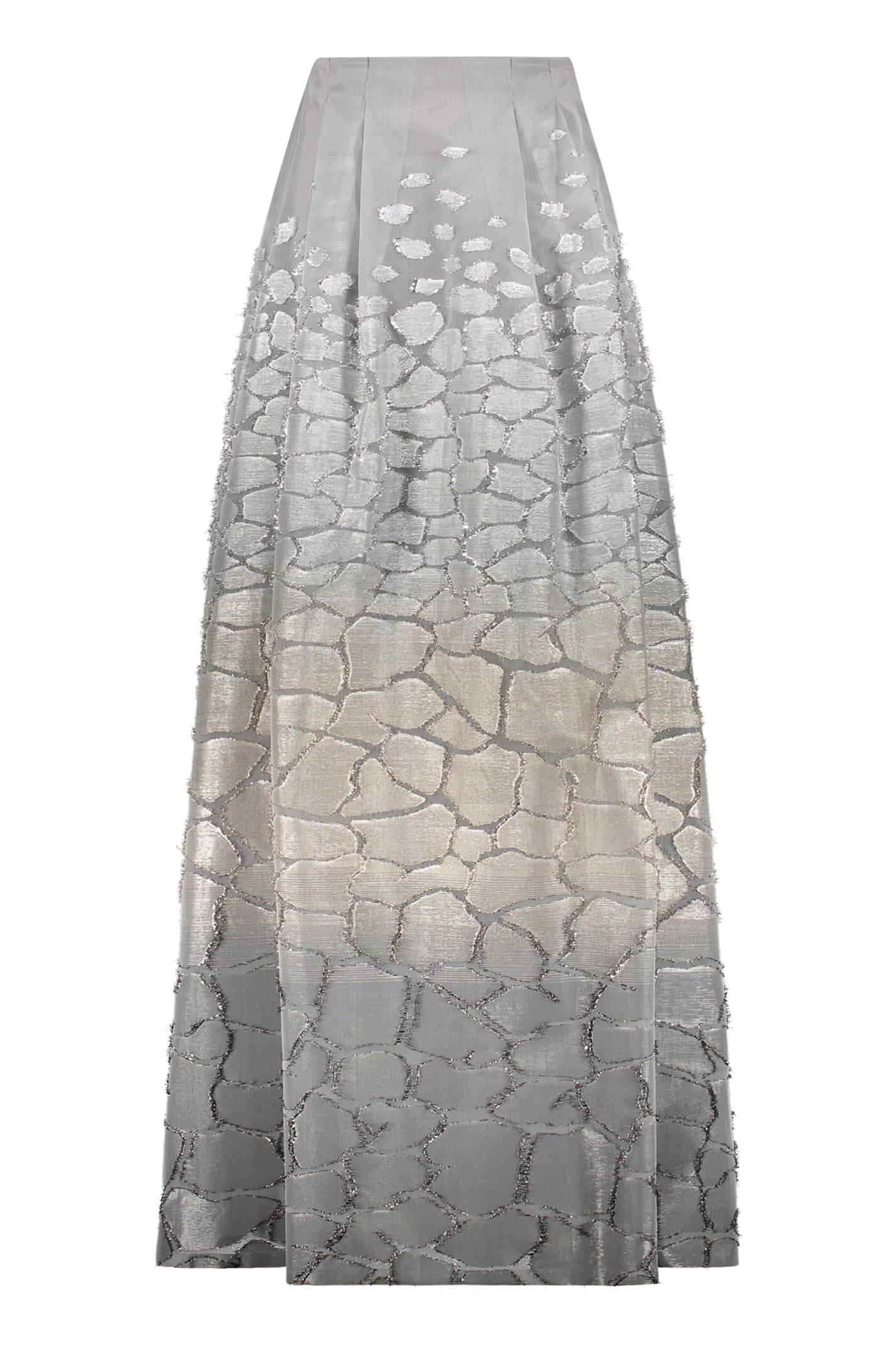 alberta ferretti long skirt