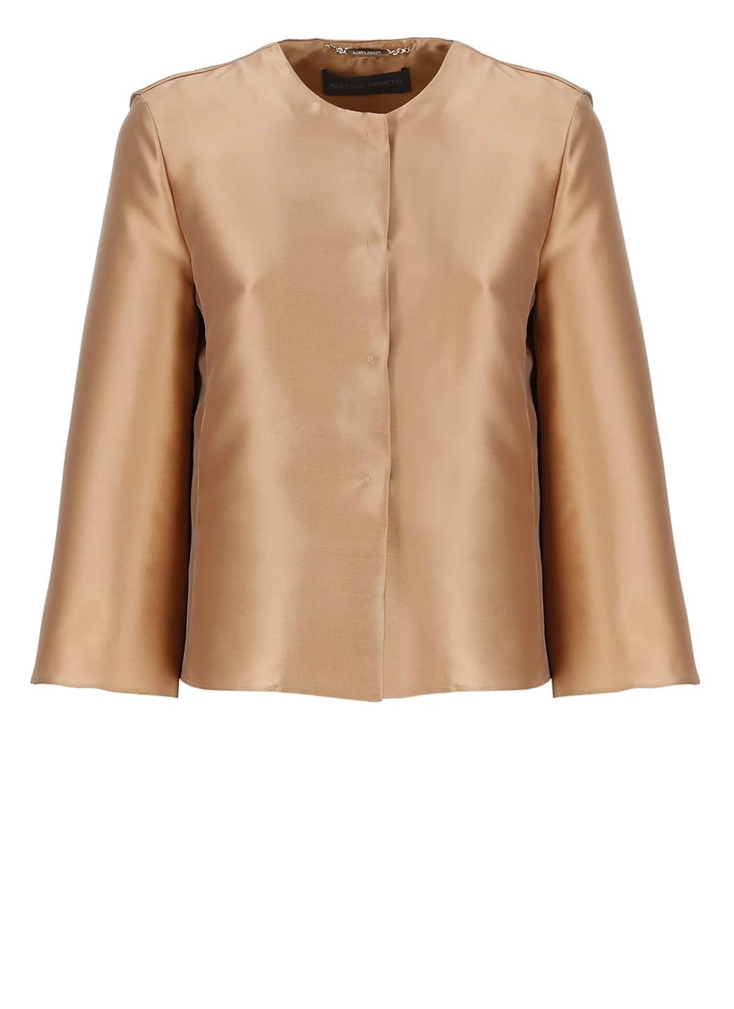 alberta ferretti mikado jacket