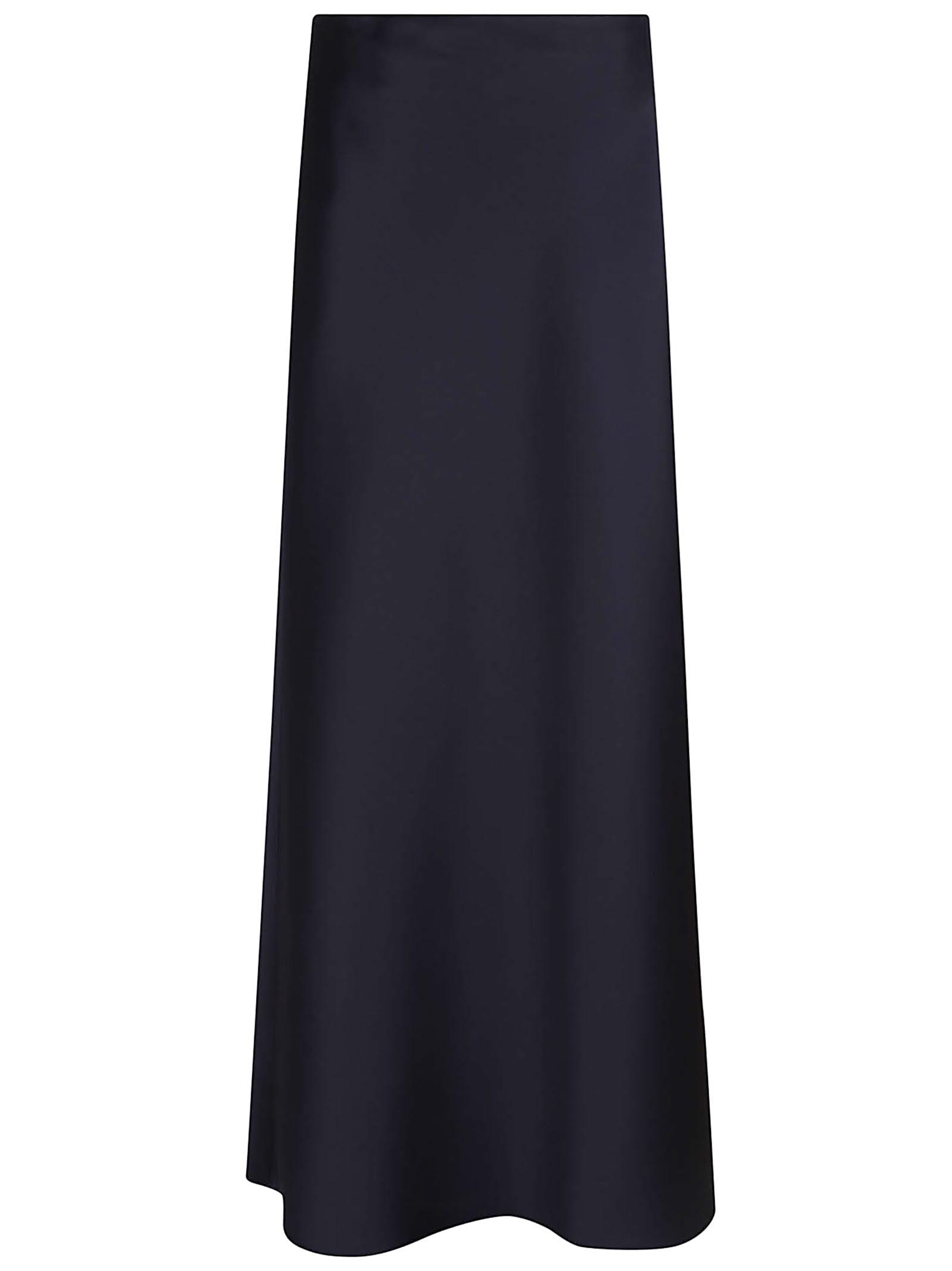 alberta ferretti mikado long skirt