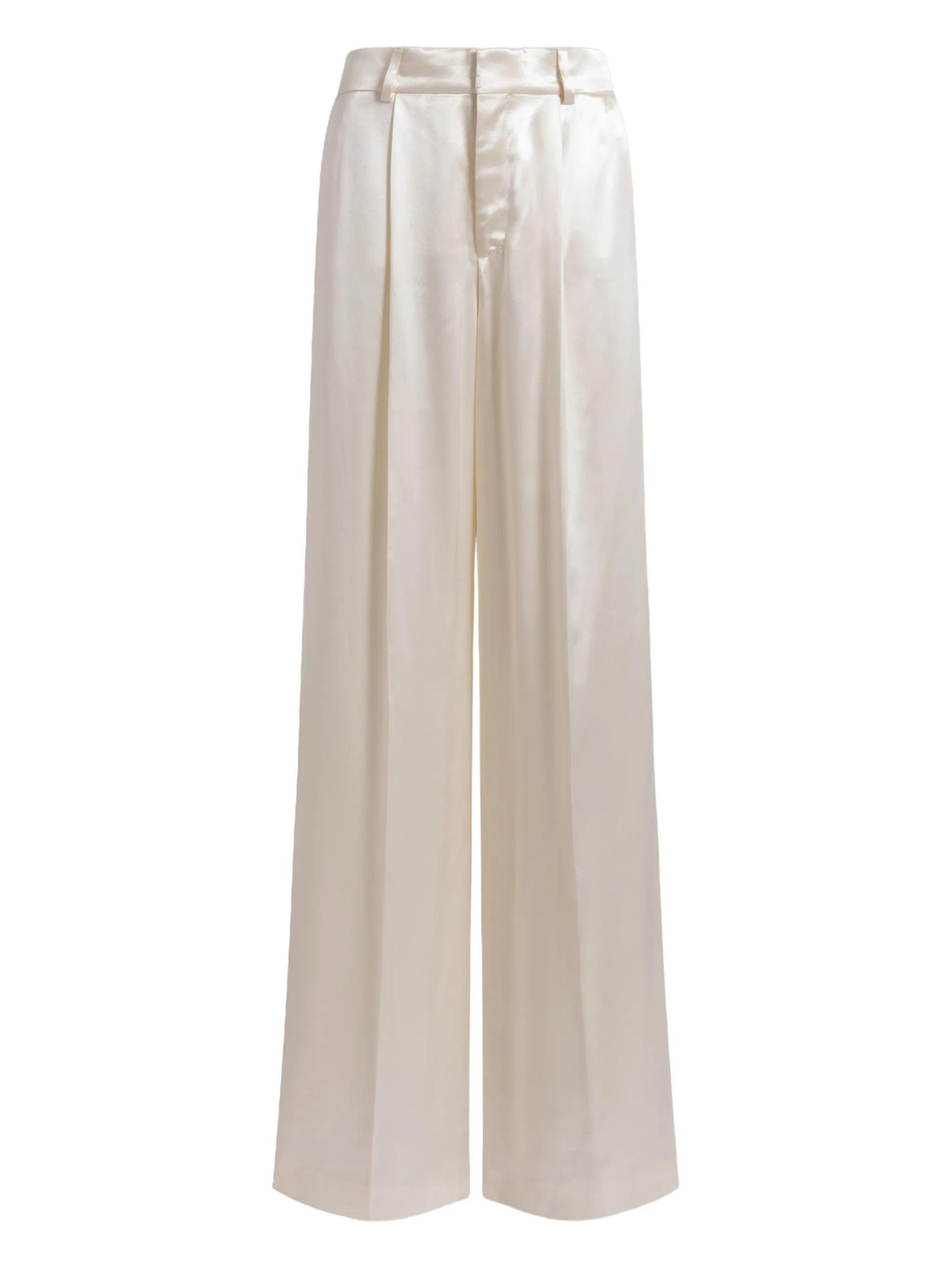 alberta ferretti pantalone white pantaloni - women