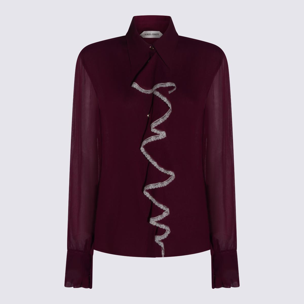 alberta ferretti shirts purple _ac se - women
