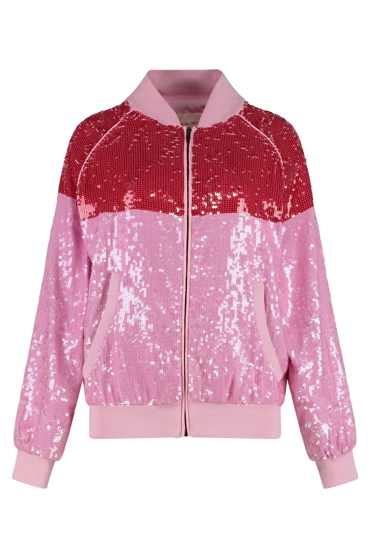 alberta ferretti sweater with sequins