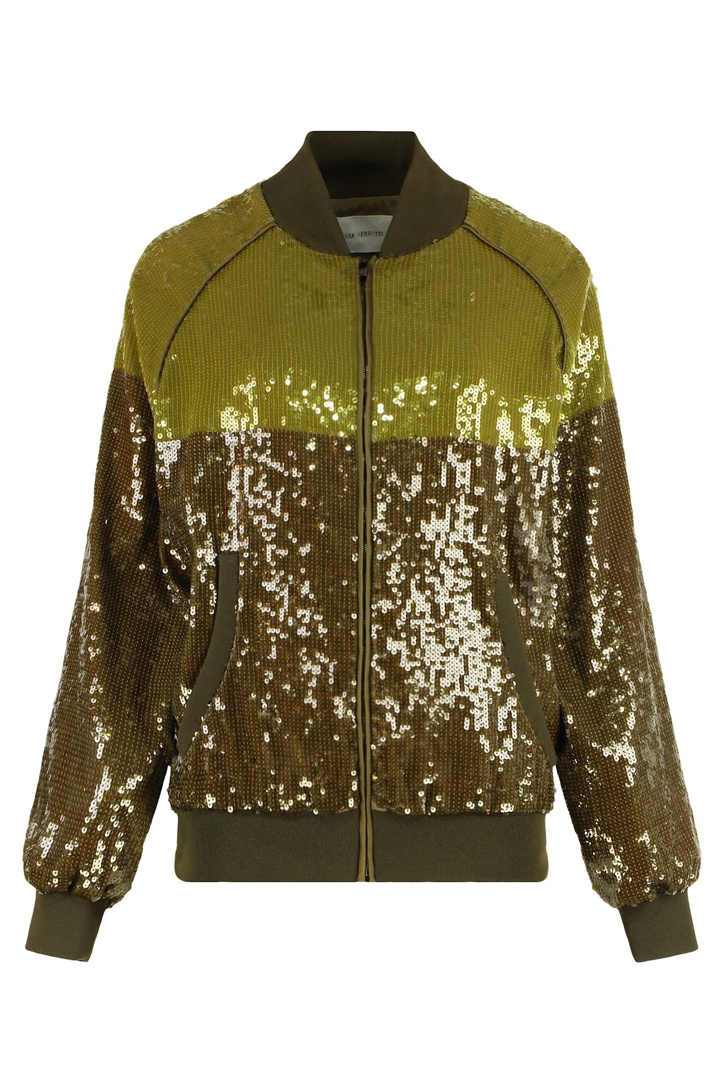 alberta ferretti sweatshirt with sequins