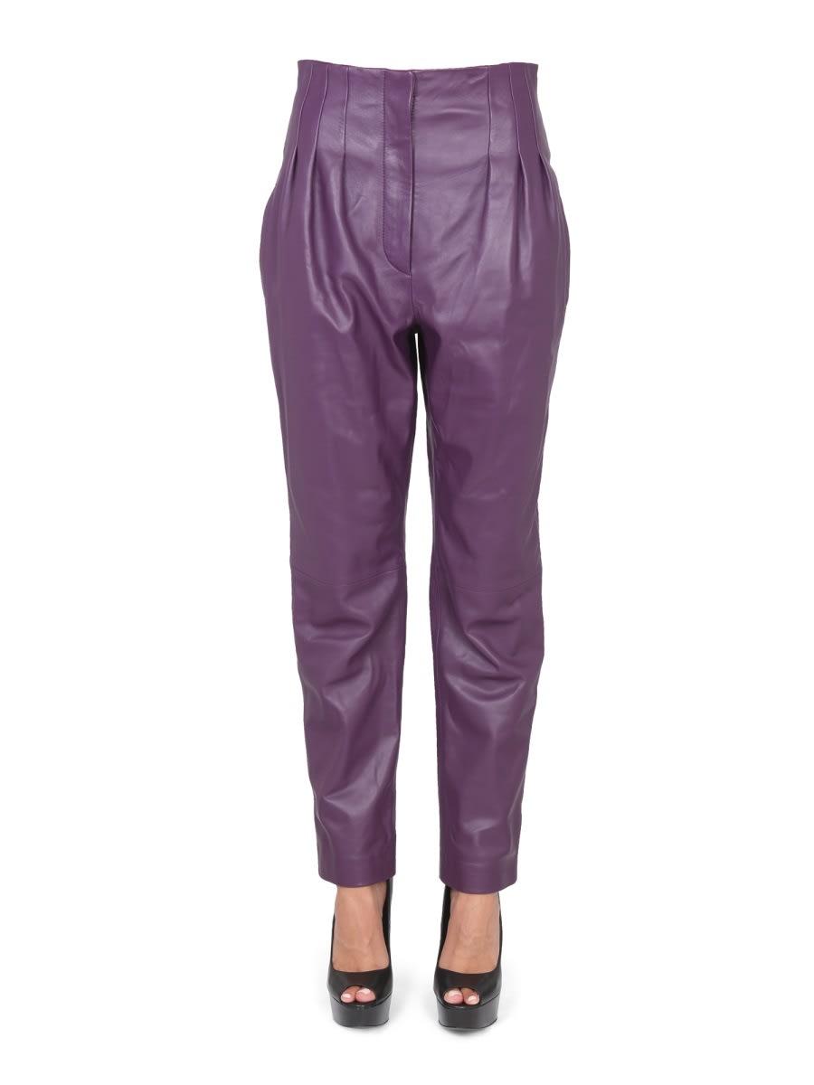 alberta ferretti tassel pants