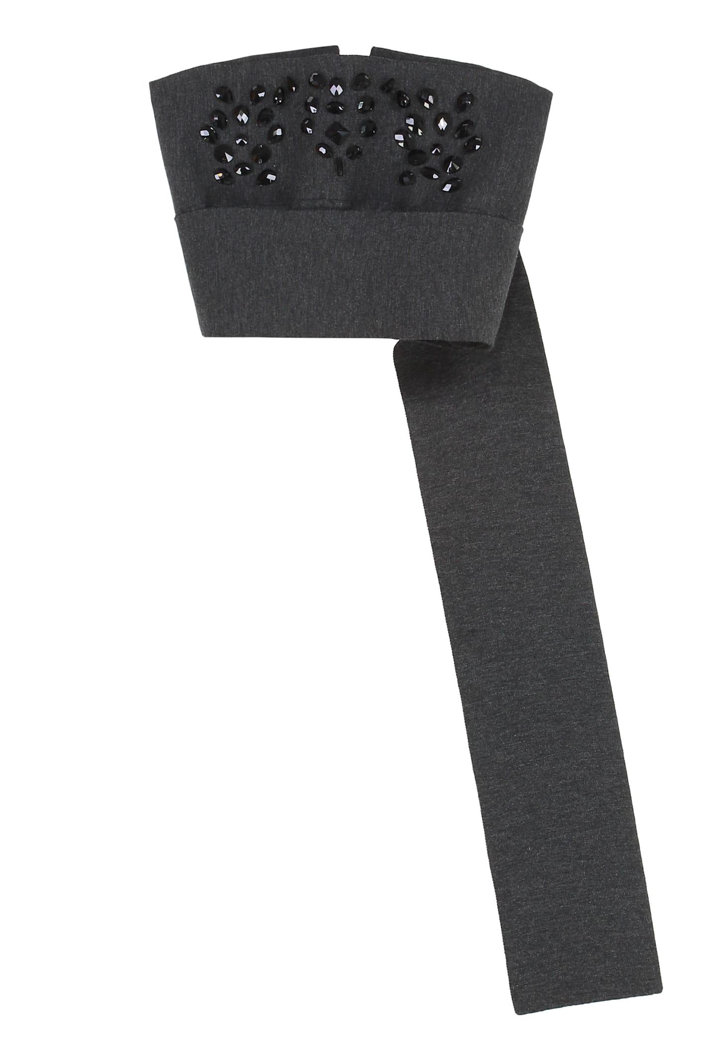 alberta ferretti top in virgin wool