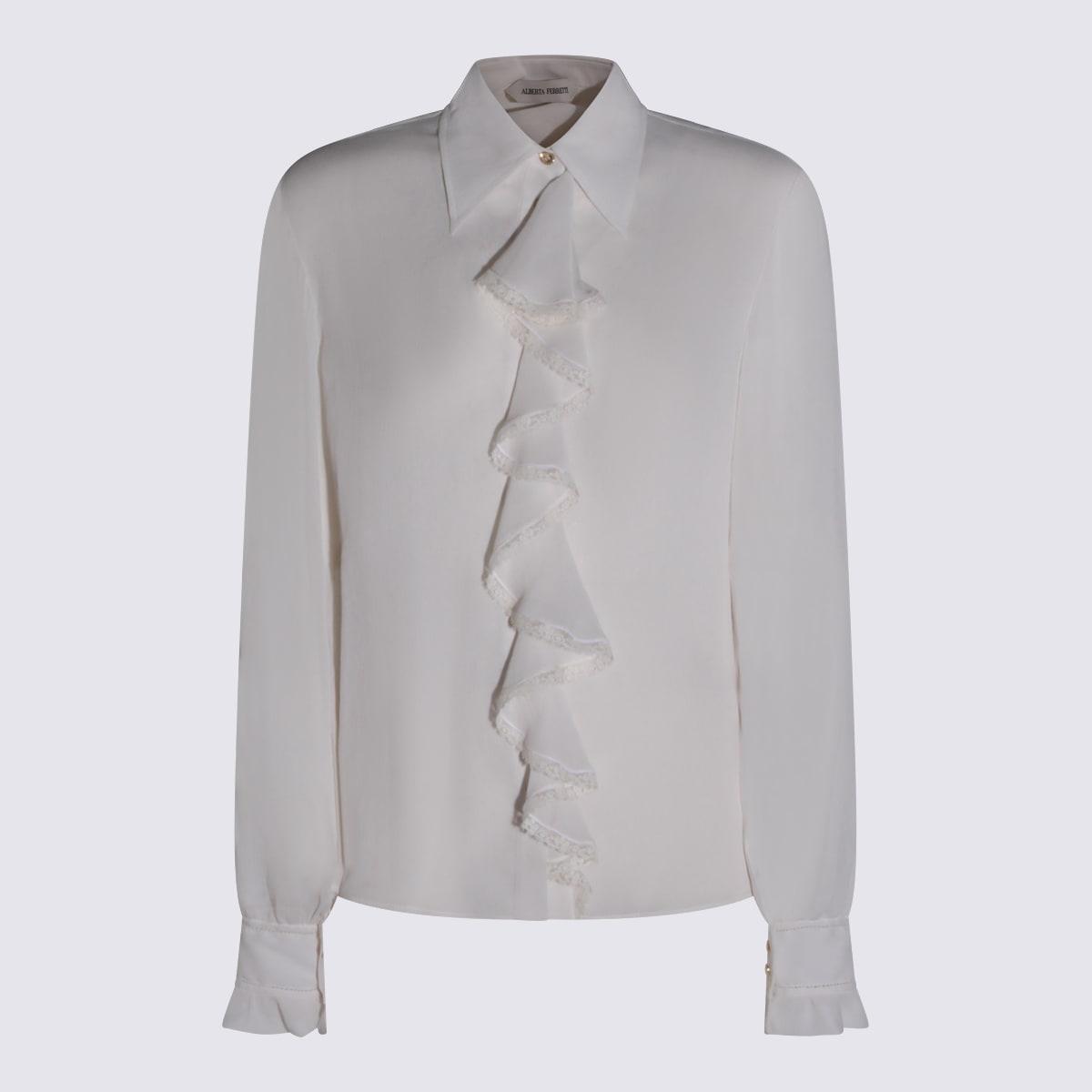 alberta ferretti white shirt