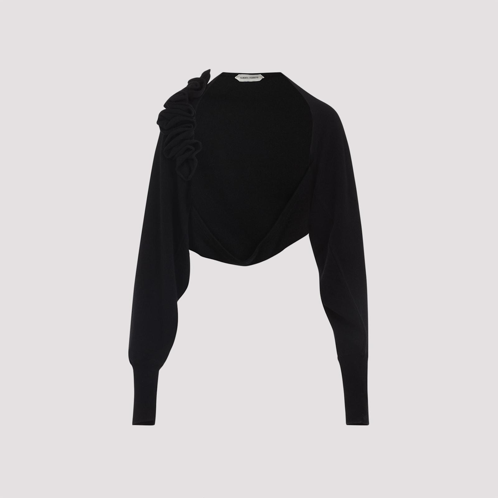 alberta ferretti wool cardigan