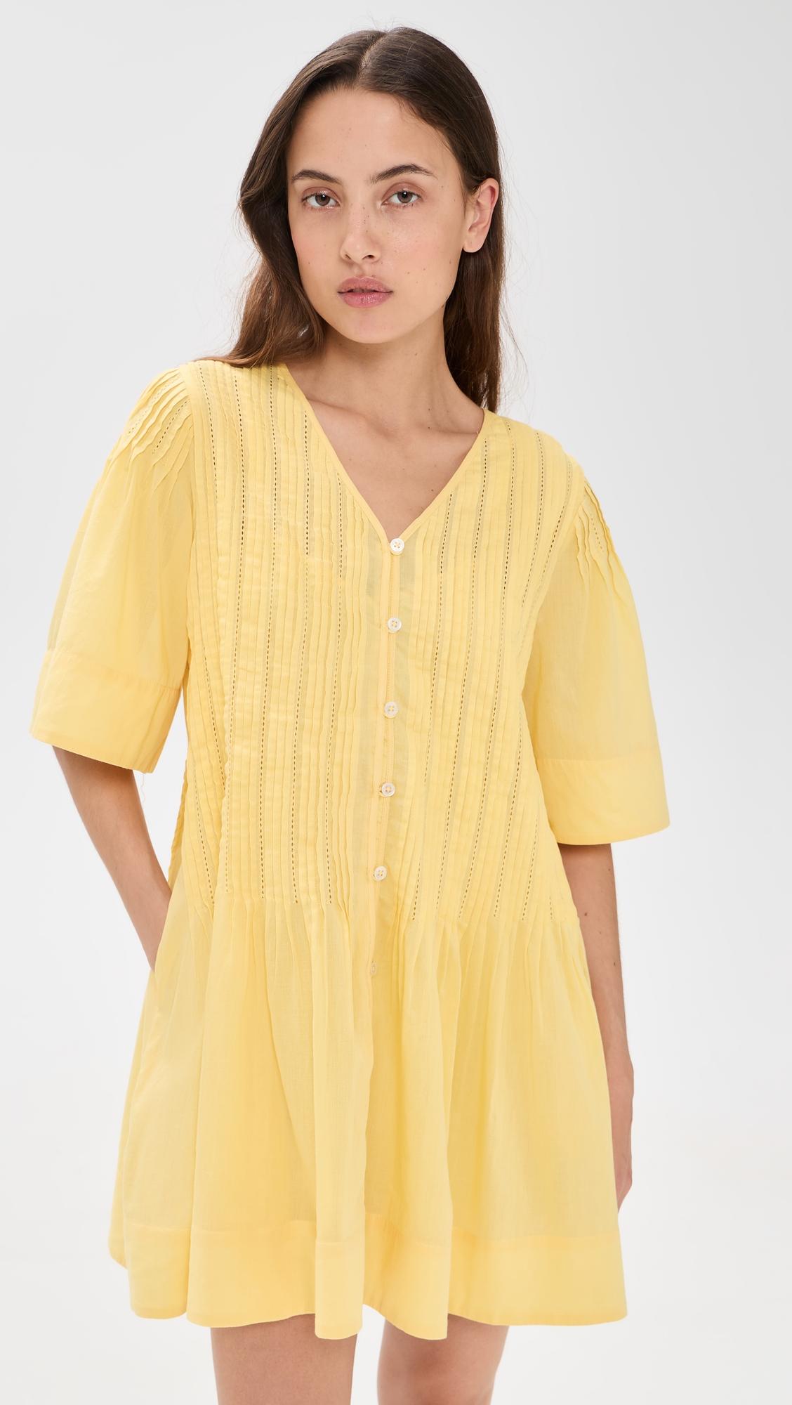 alberte solid mini dress