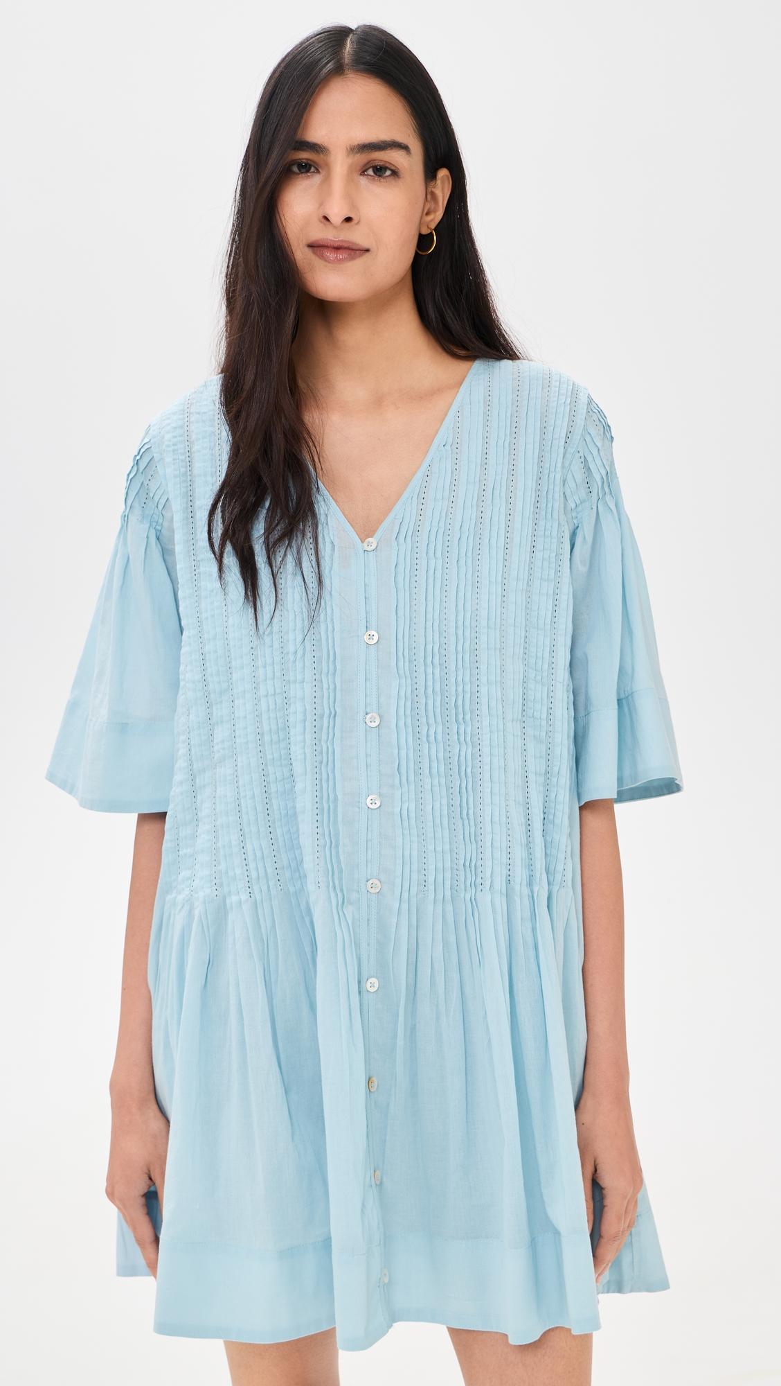 alberte solid mini dress