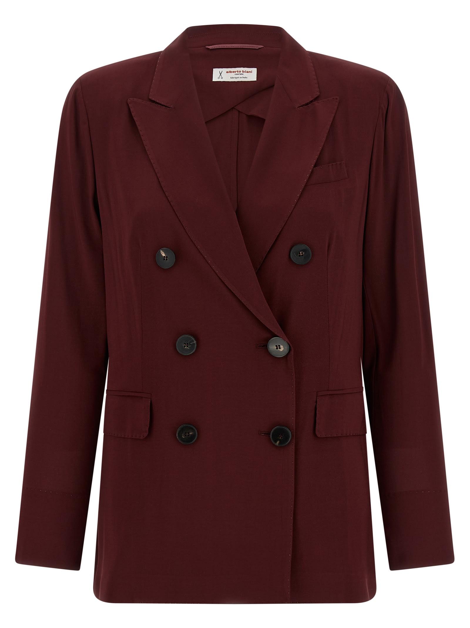 alberto biani double-breasted blazer
