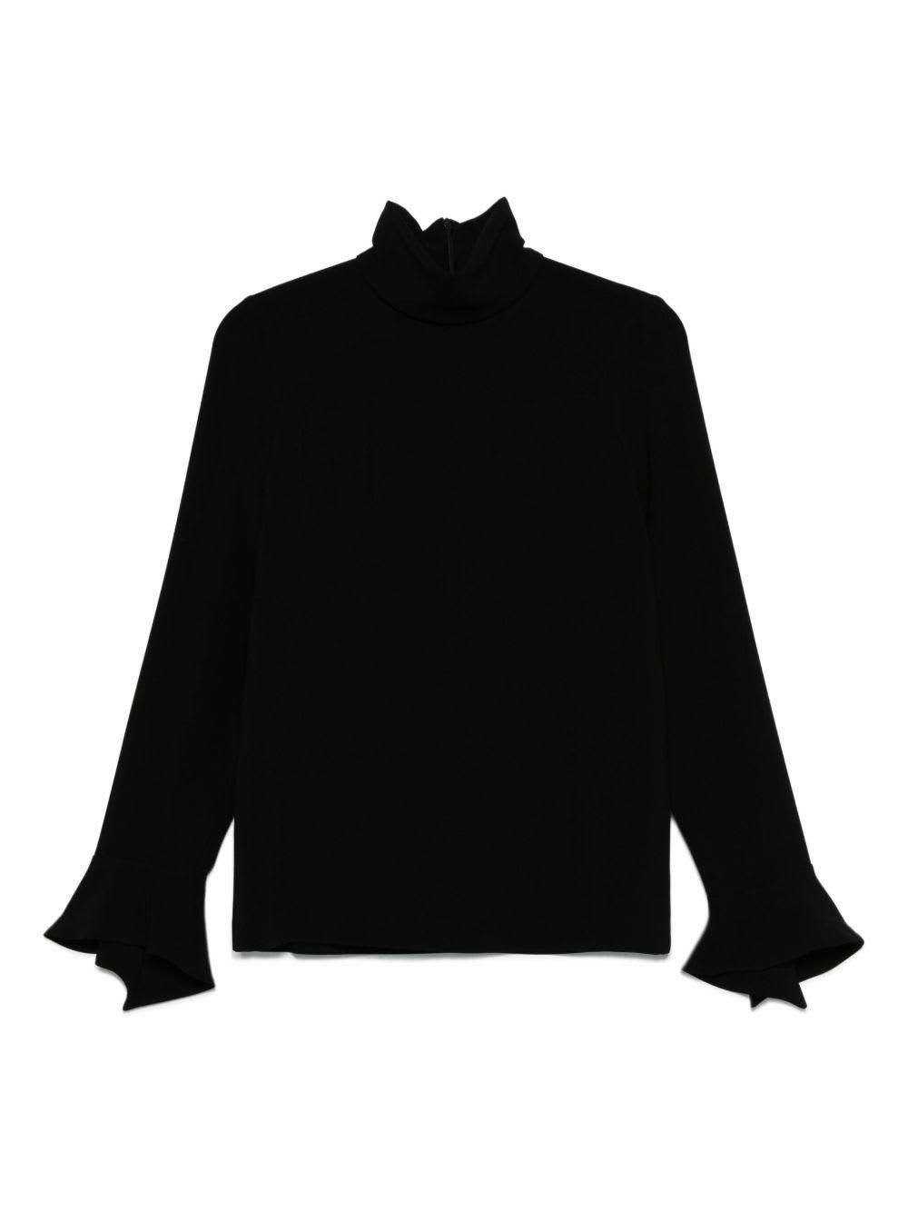 alberto biani high-neck blouse