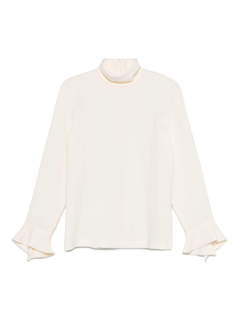 alberto biani high-neck blouse