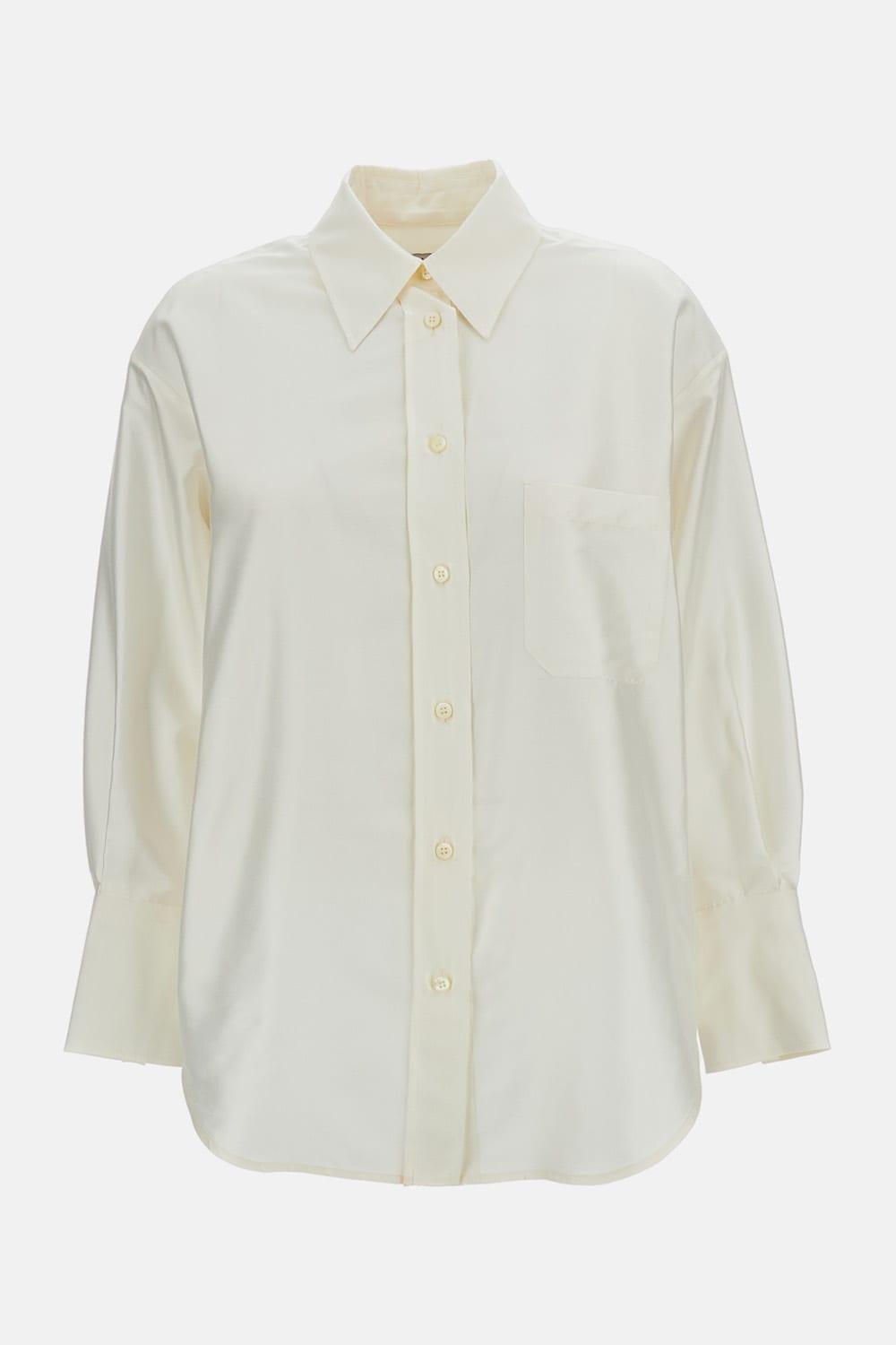 alberto biani silk shirt