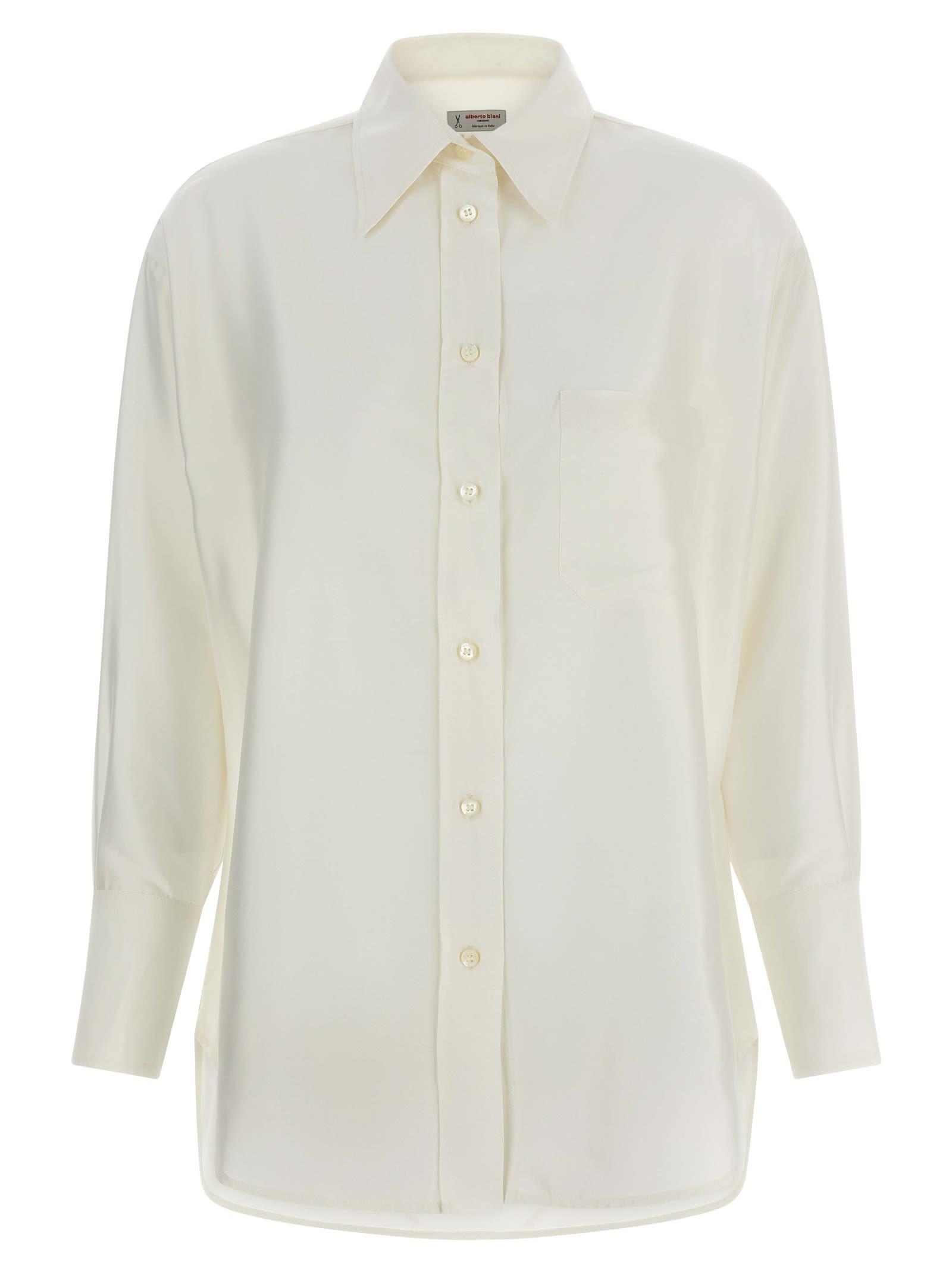 alberto biani silk shirt