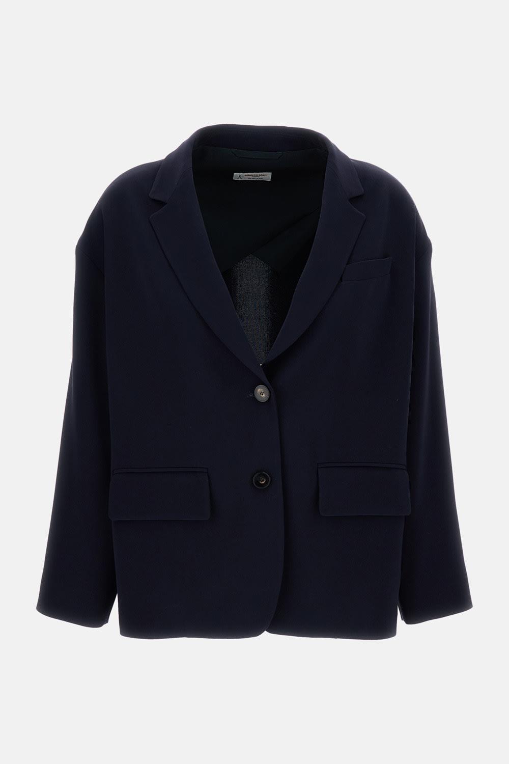 alberto biani single breasted blazer