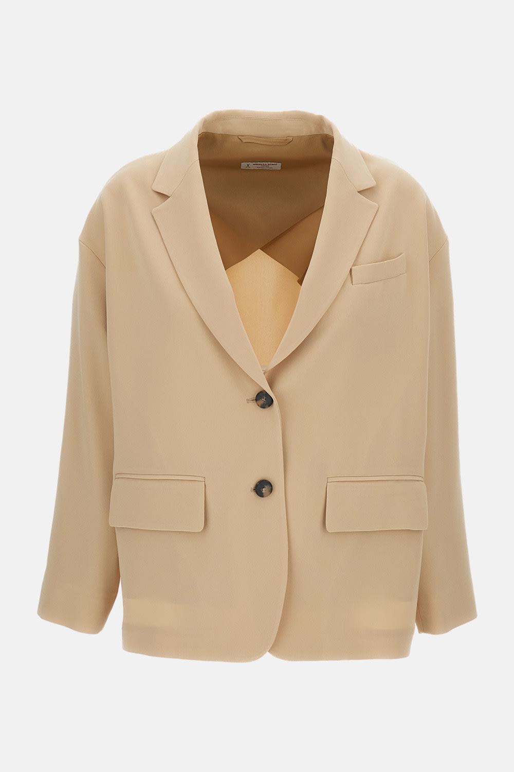 alberto biani single breasted blazer