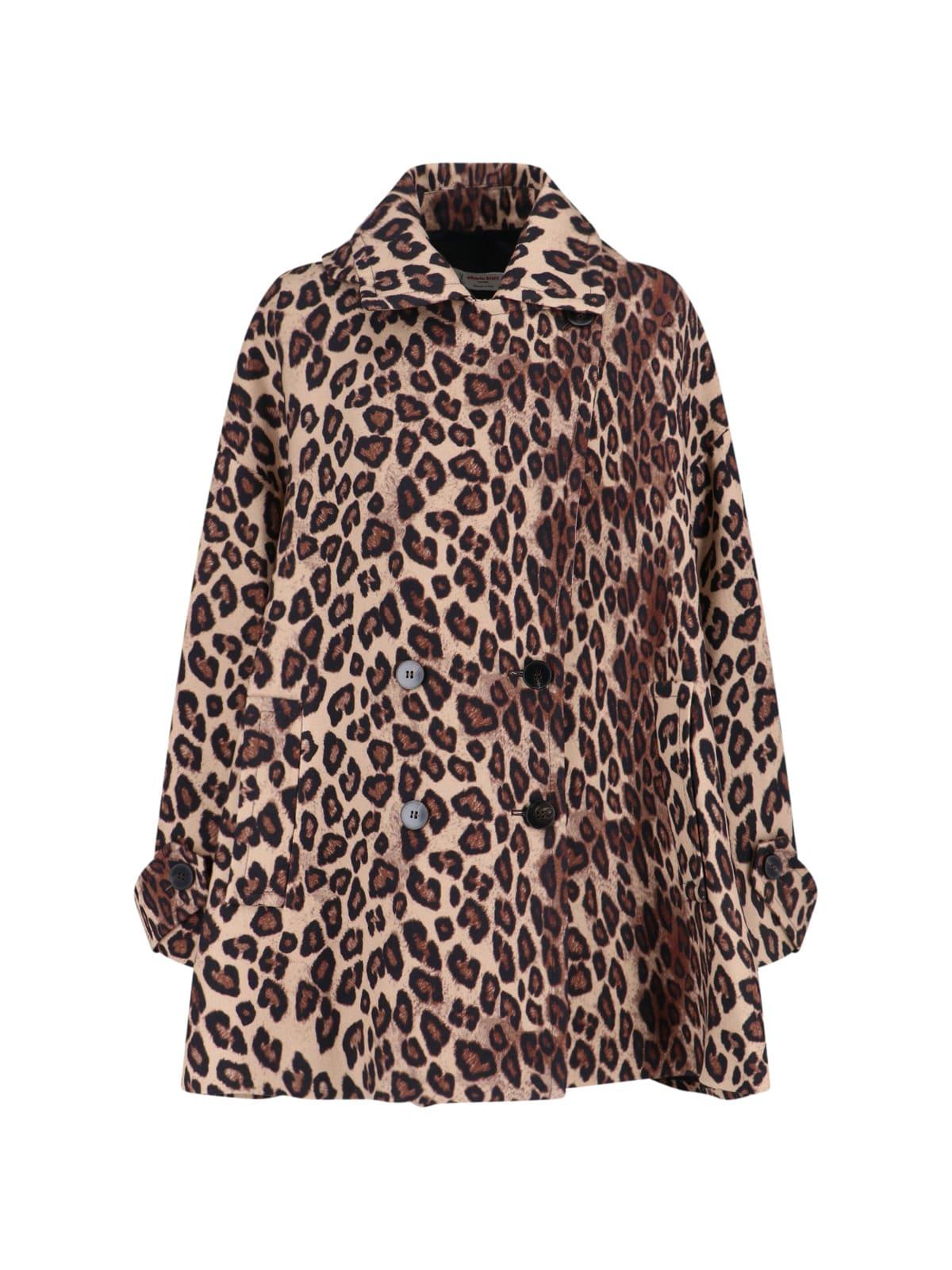 alberto biani virgin wool coat