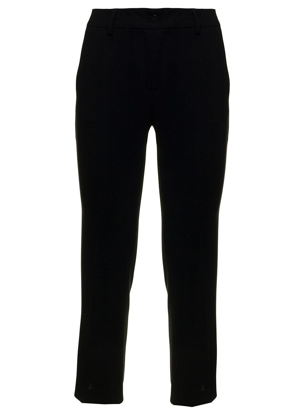 alberto biani womans black flare cady pants