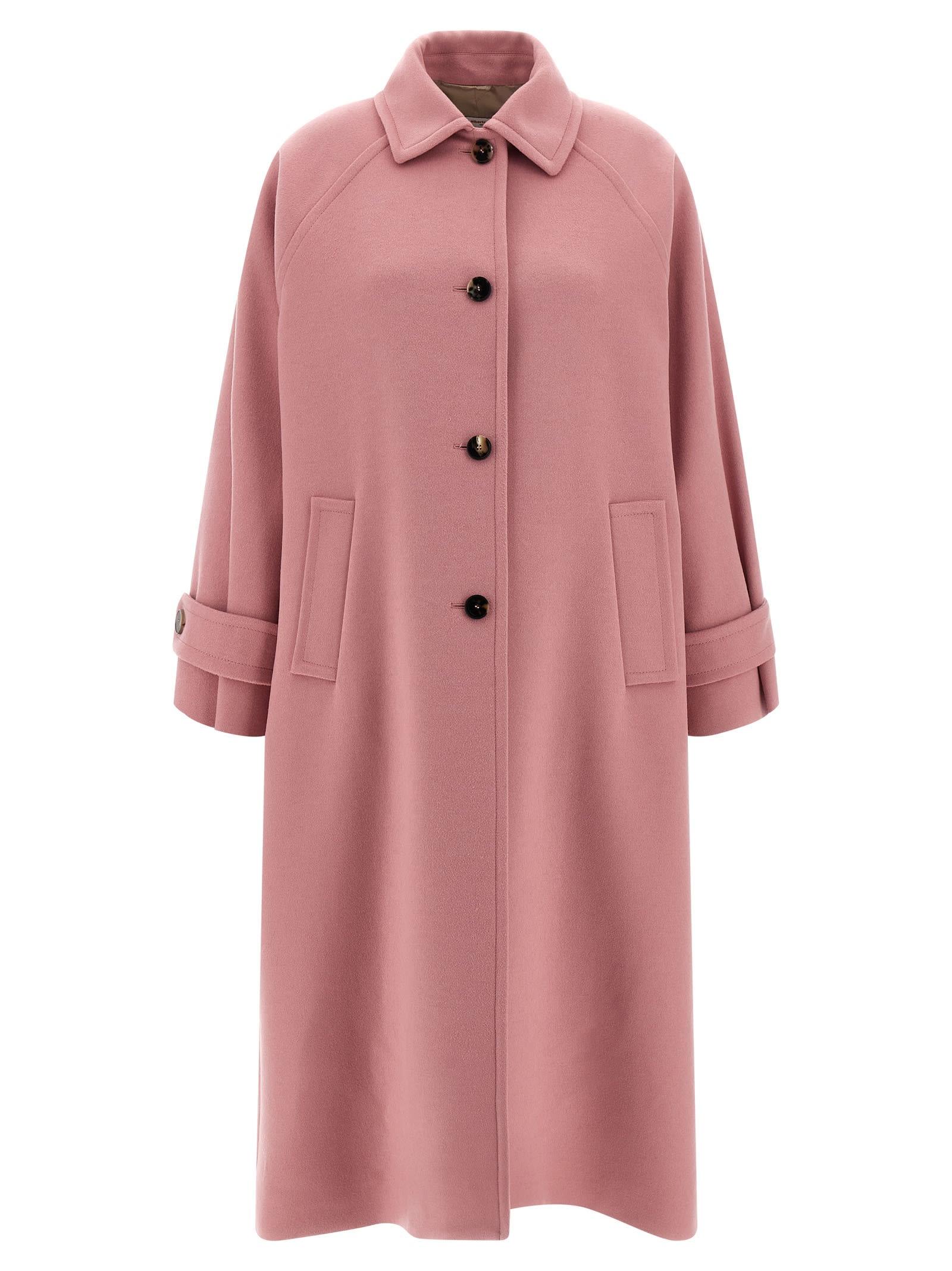 alberto biani wool coat