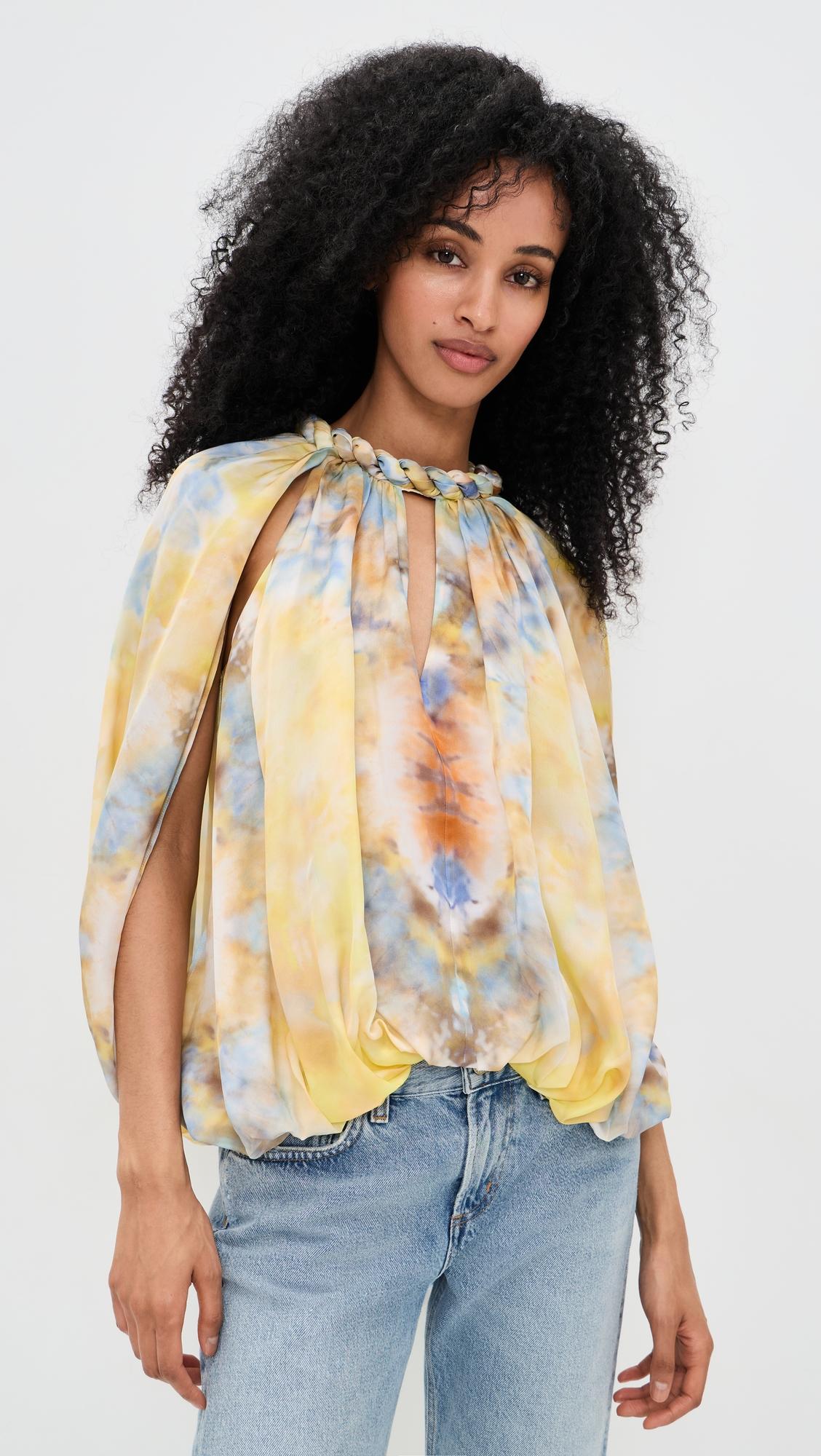 alchemy twist billow blouse